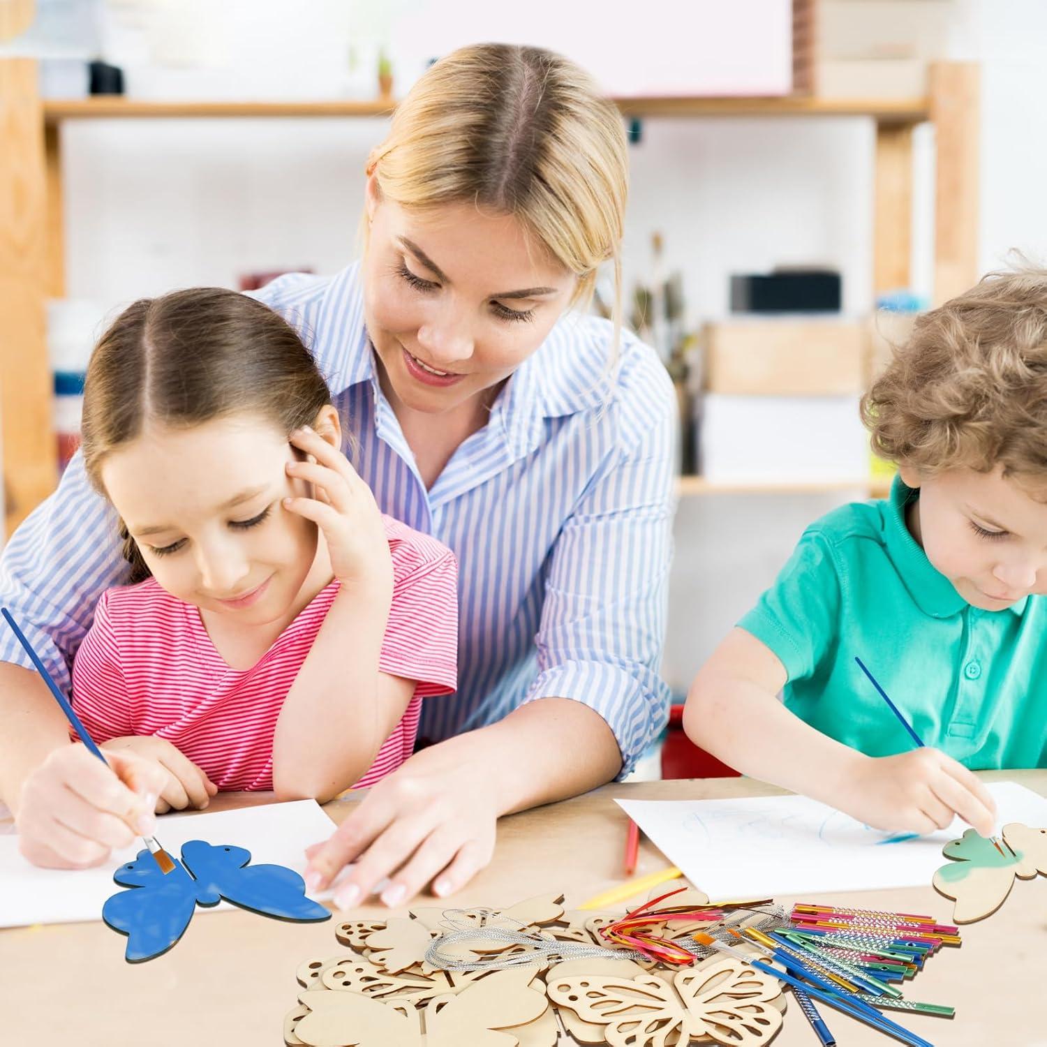 Kit de Campana de Viento 3D Fennoral para Niños - 16 Mariposas