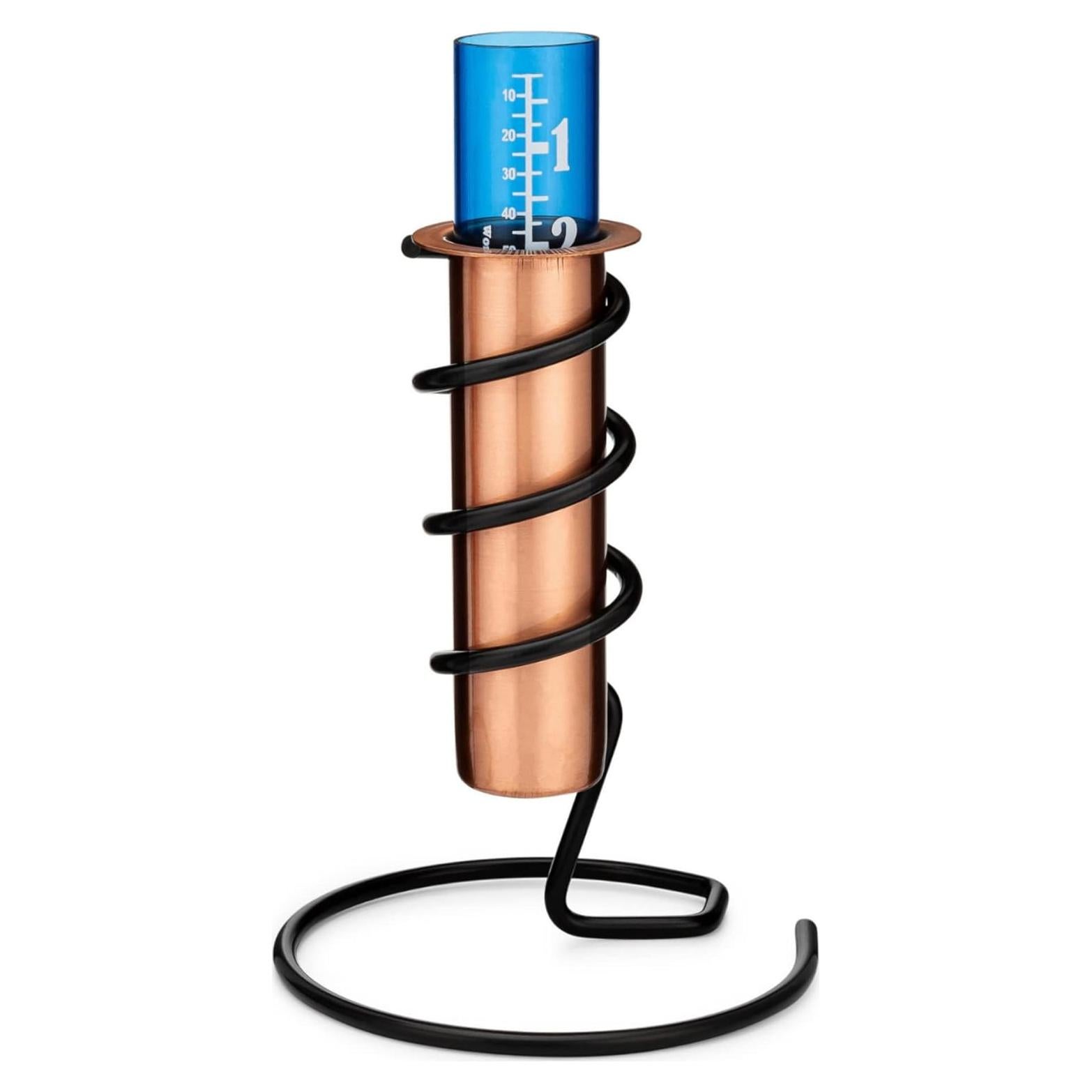 Medidor de Lluvia Flotante Cobre WCRG - Jardín, 14 cm