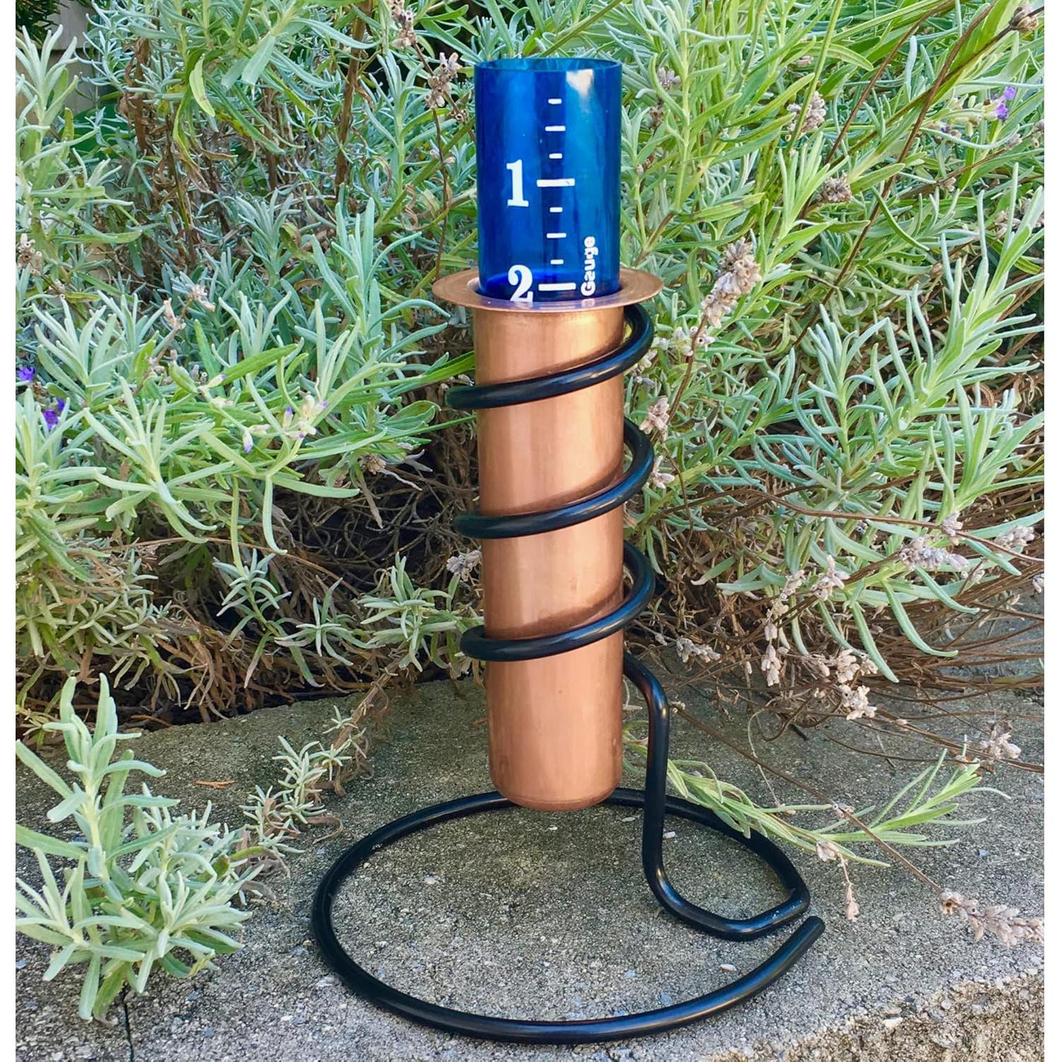 Medidor de Lluvia Flotante Cobre WCRG - Jardín, 14 cm