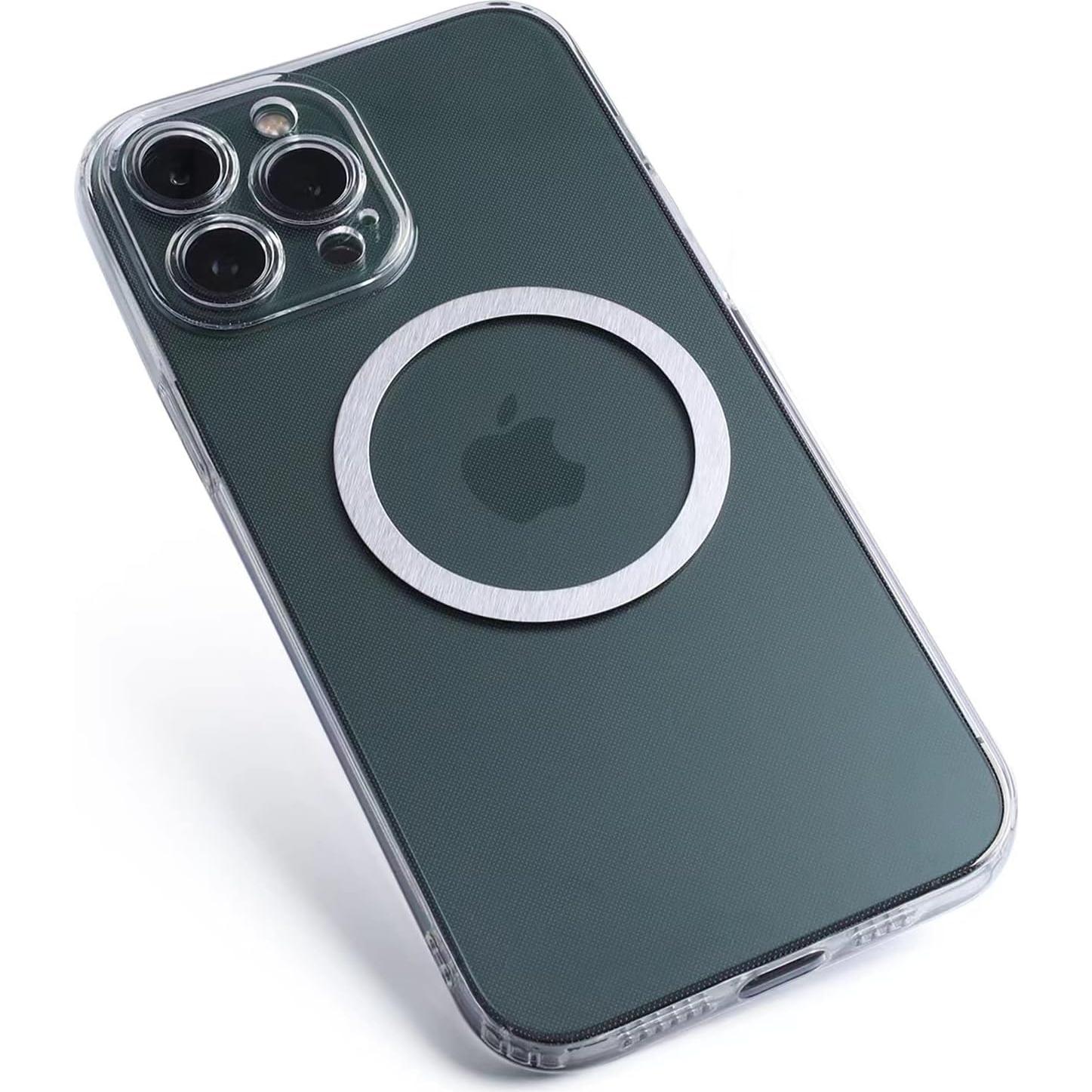 Anillos Metálicos Universales Wannap Magsafe 3 Negros + 3 Platas