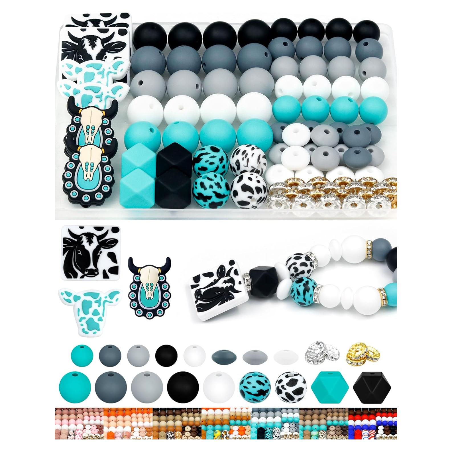 112 Cuentas de Silicona FIVEIZERO 12mm 15mm para Manualidades