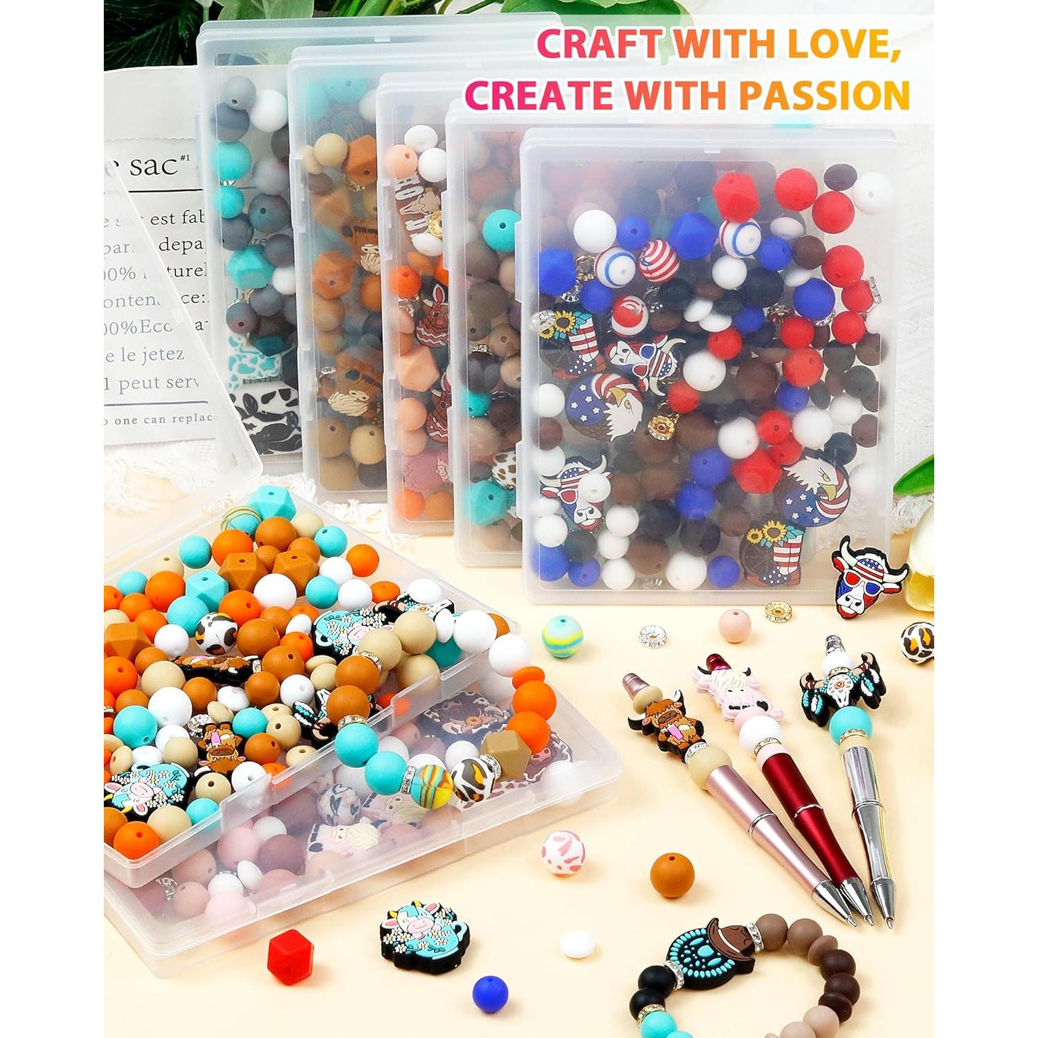 112 Cuentas de Silicona FIVEIZERO 12mm 15mm para Manualidades