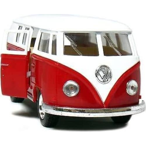 Modelo Volkswagen Classic Bus 1962 KiNSMART 1:32 Metal 12.7 cm