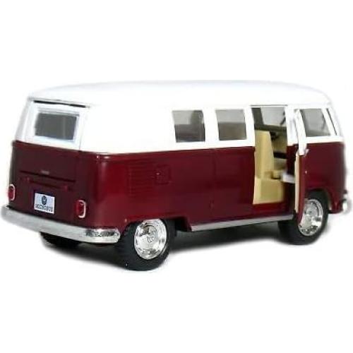 Modelo Volkswagen Classic Bus 1962 KiNSMART 1:32 Metal 12.7 cm