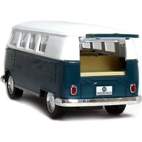 Modelo Volkswagen Classic Bus 1962 KiNSMART 1:32 Metal 12.7 cm