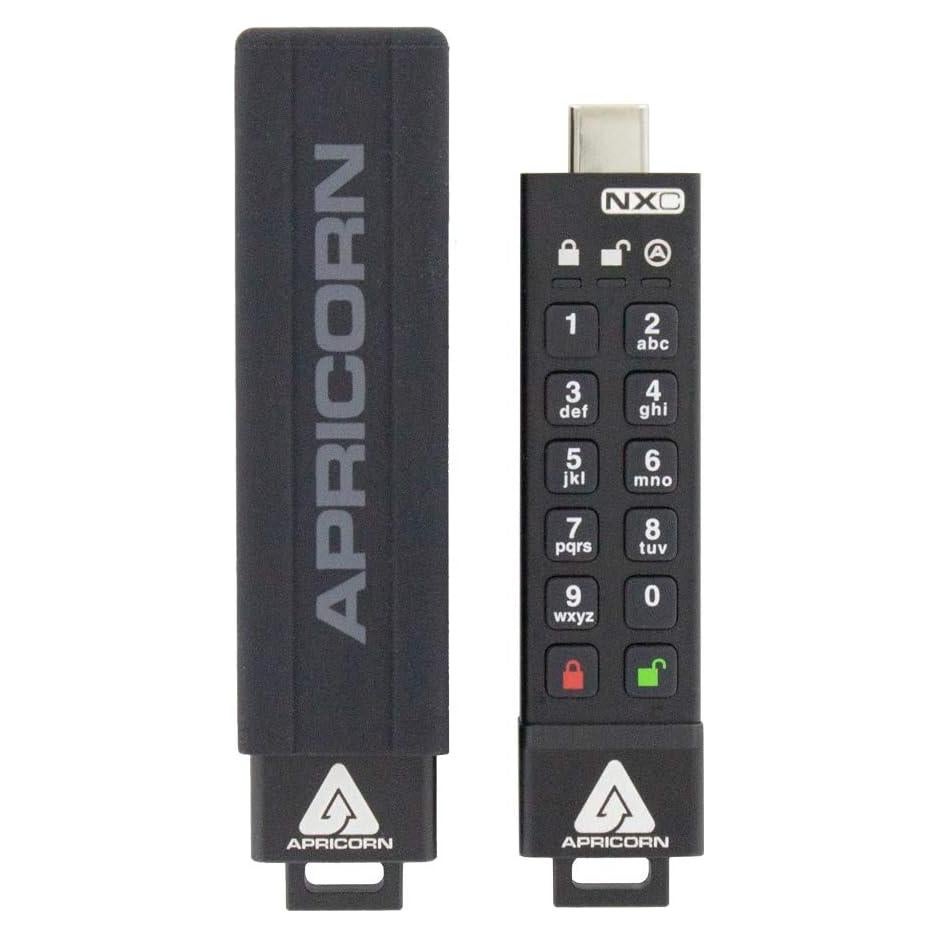 Unidad Flash Apricorn 8GB Aegis Secure Key USB Tipo C