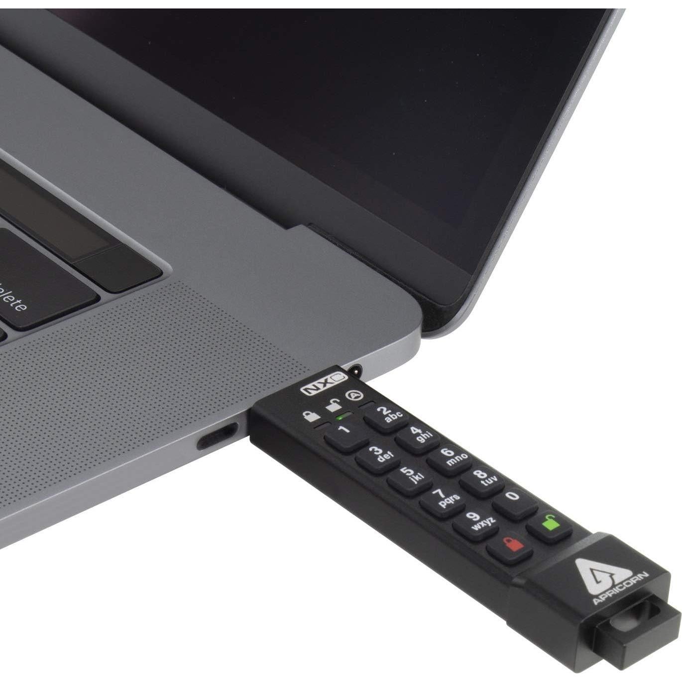 Unidad Flash Apricorn 8GB Aegis Secure Key USB Tipo C