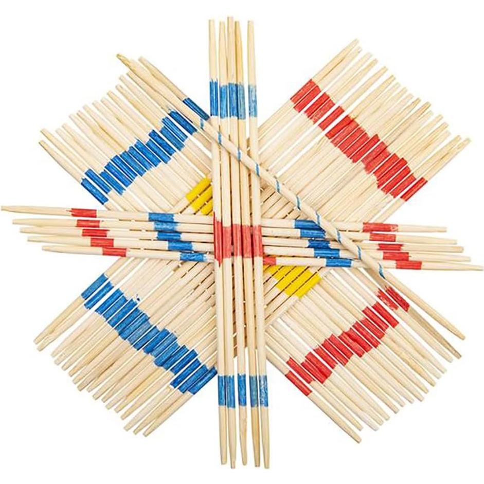 Juego Clásico de Palitos de Madera Chochkees 31 Piezas 18 cm