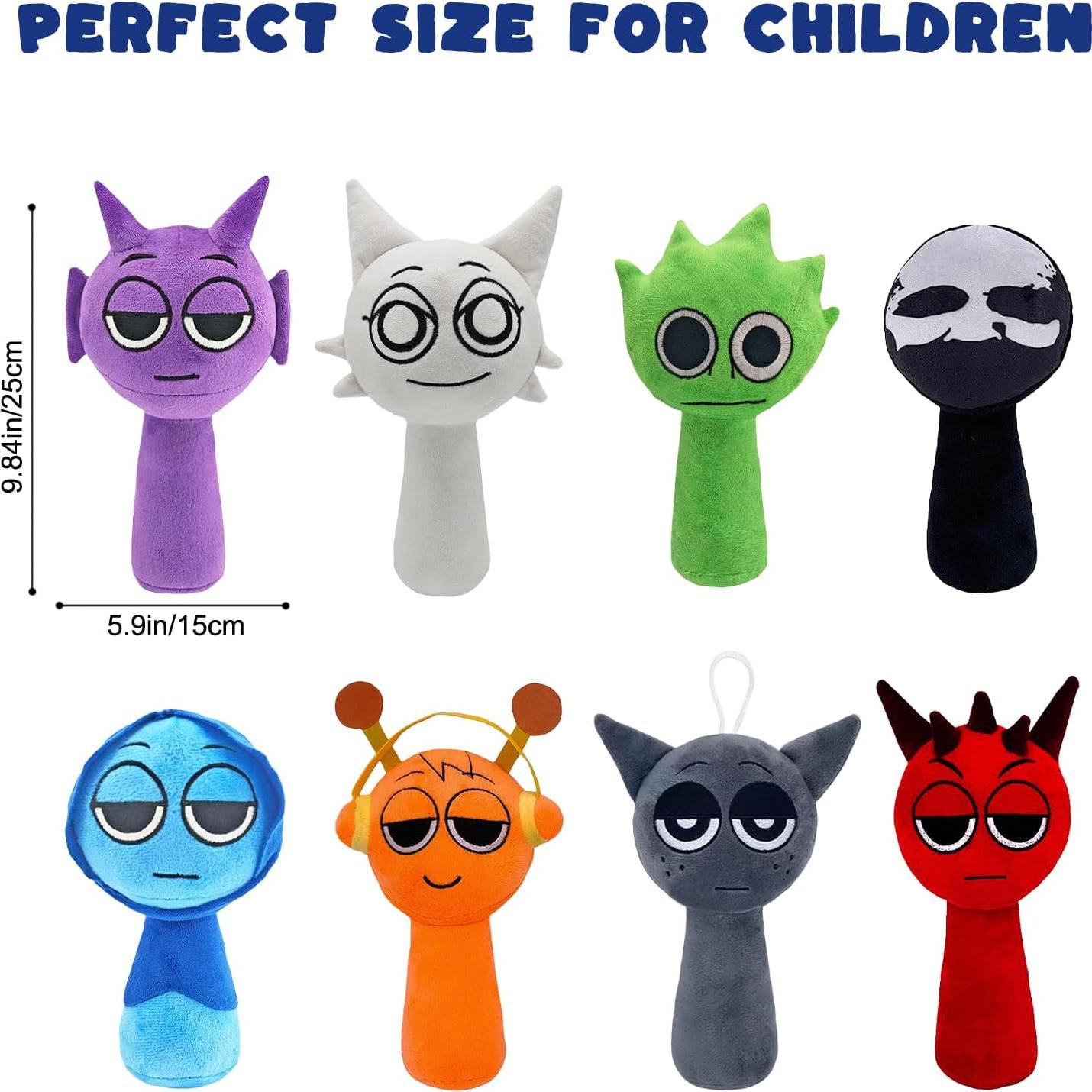 Juego de Peluches Sprunki 17 Pcs - Suaves y Divertidos