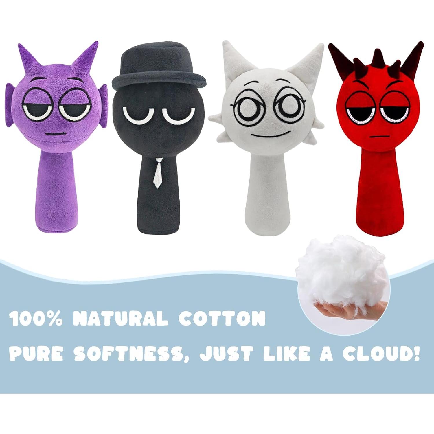 Juego de Peluches Sprunki 17 Pcs - Suaves y Divertidos