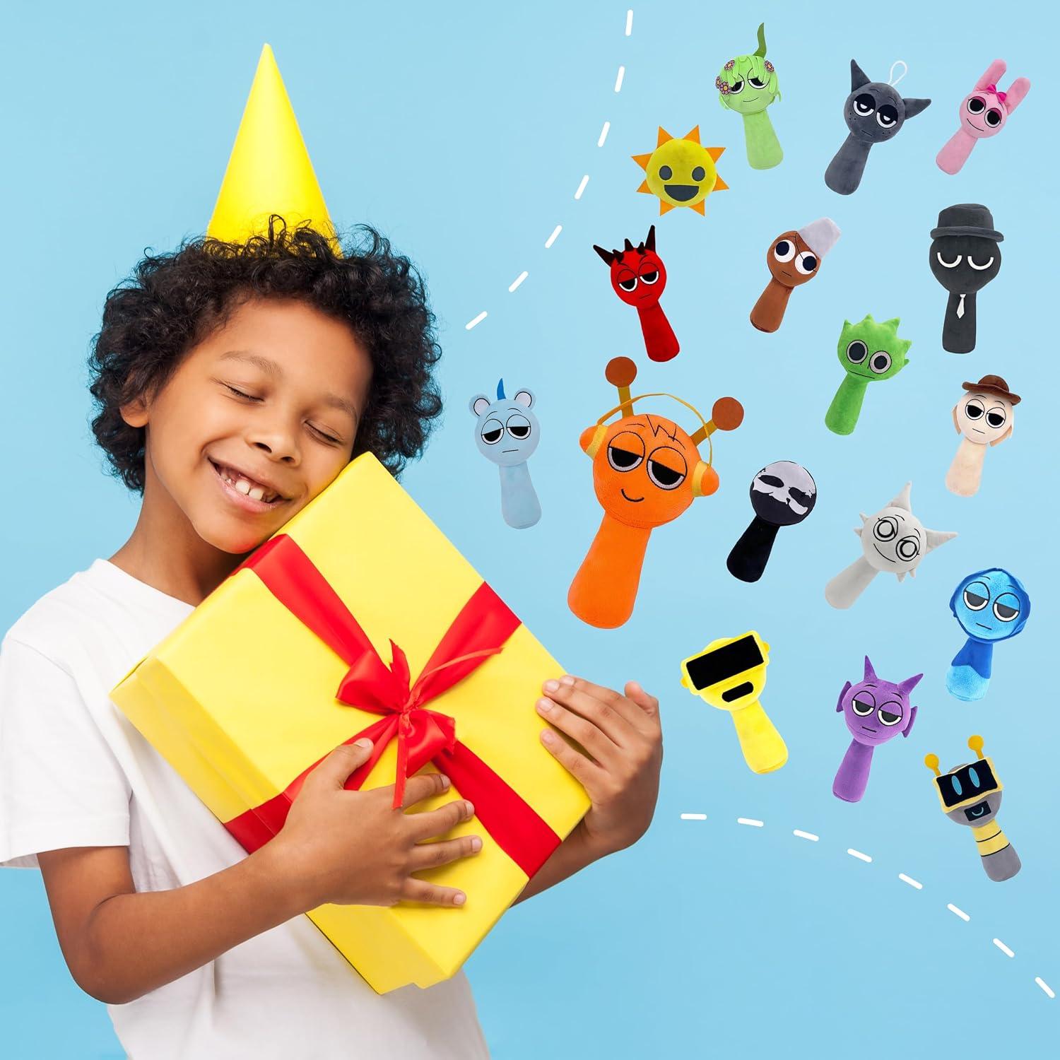 Juego de Peluches Sprunki 17 Pcs - Suaves y Divertidos