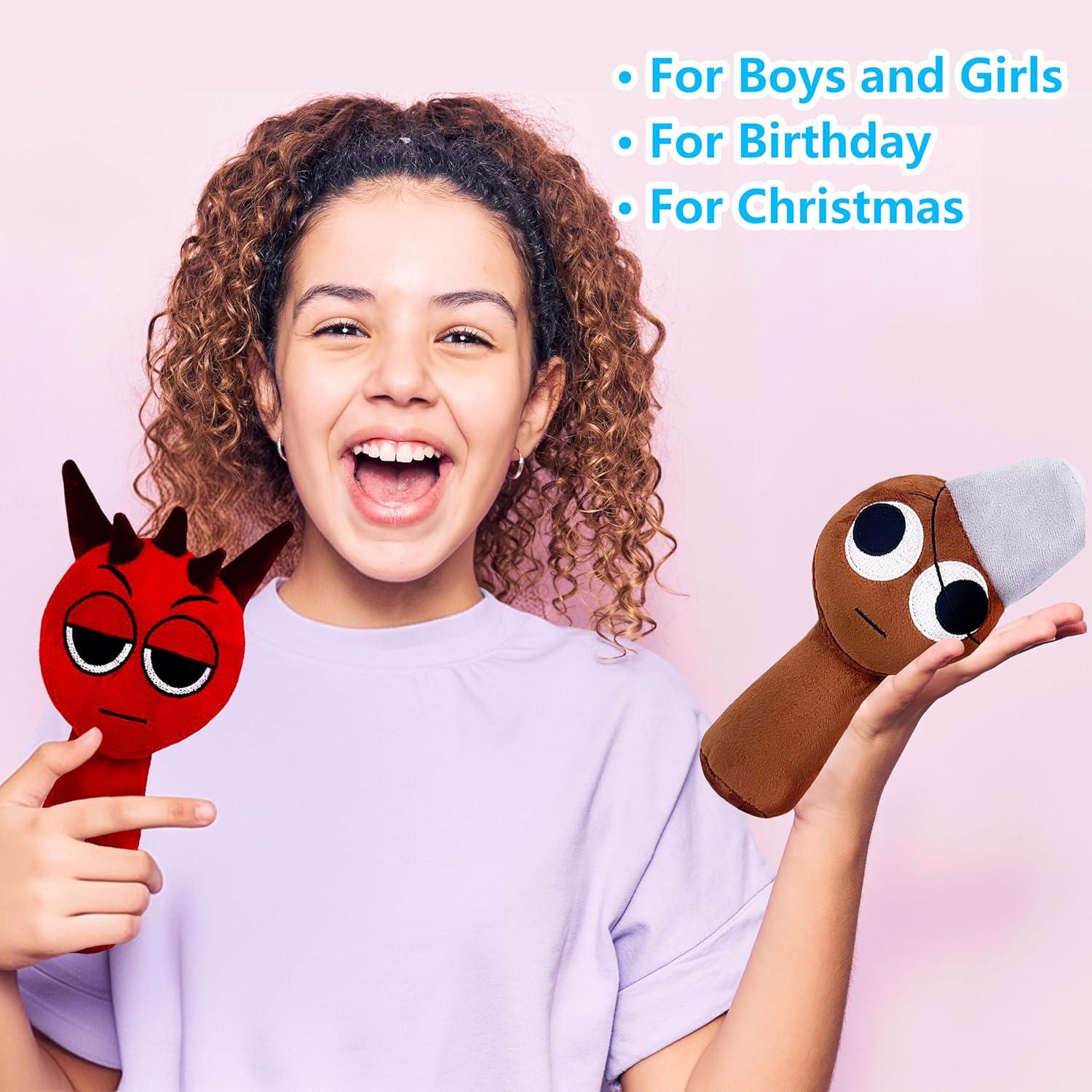 Juego de Peluches Sprunki 17 Pcs - Suaves y Divertidos