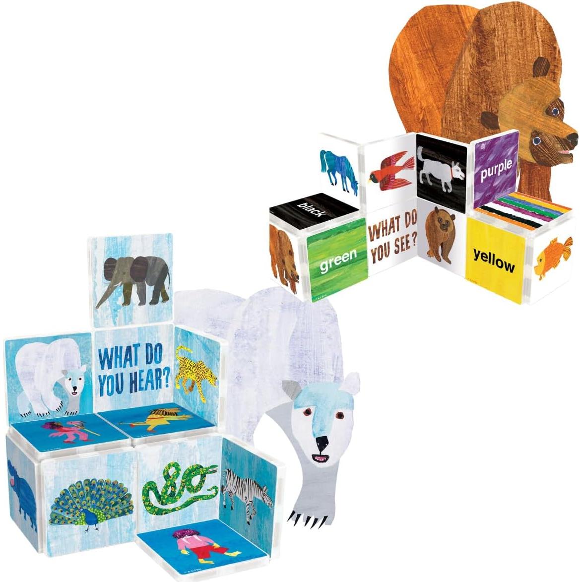 Set de Azulejos Magnéticos CreateOn Oso Marrón y Polar 24 Piezas