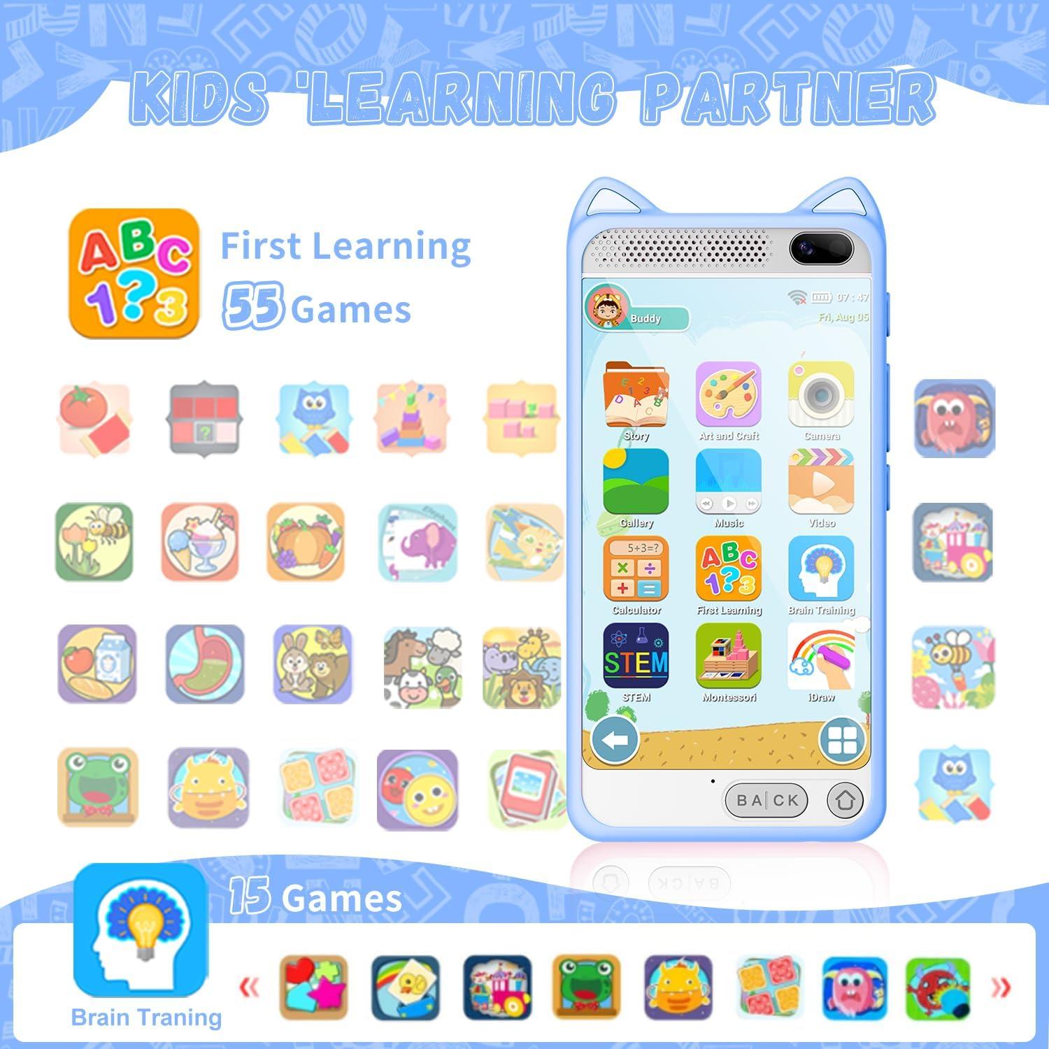 Teléfono Infantil E teacher-TYF D2 Pantalla Táctil 10 cm