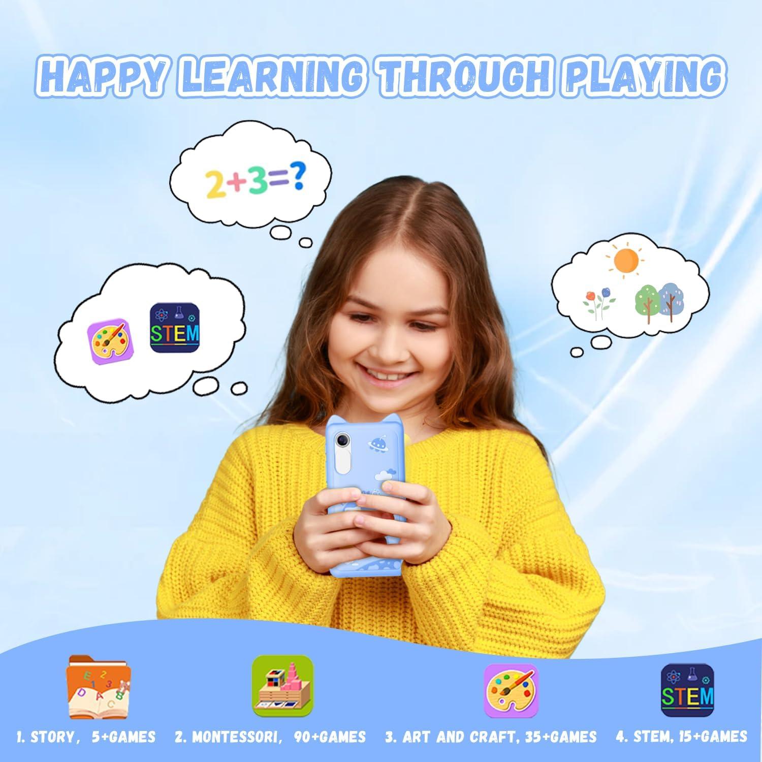 Teléfono Infantil E teacher-TYF D2 Pantalla Táctil 10 cm