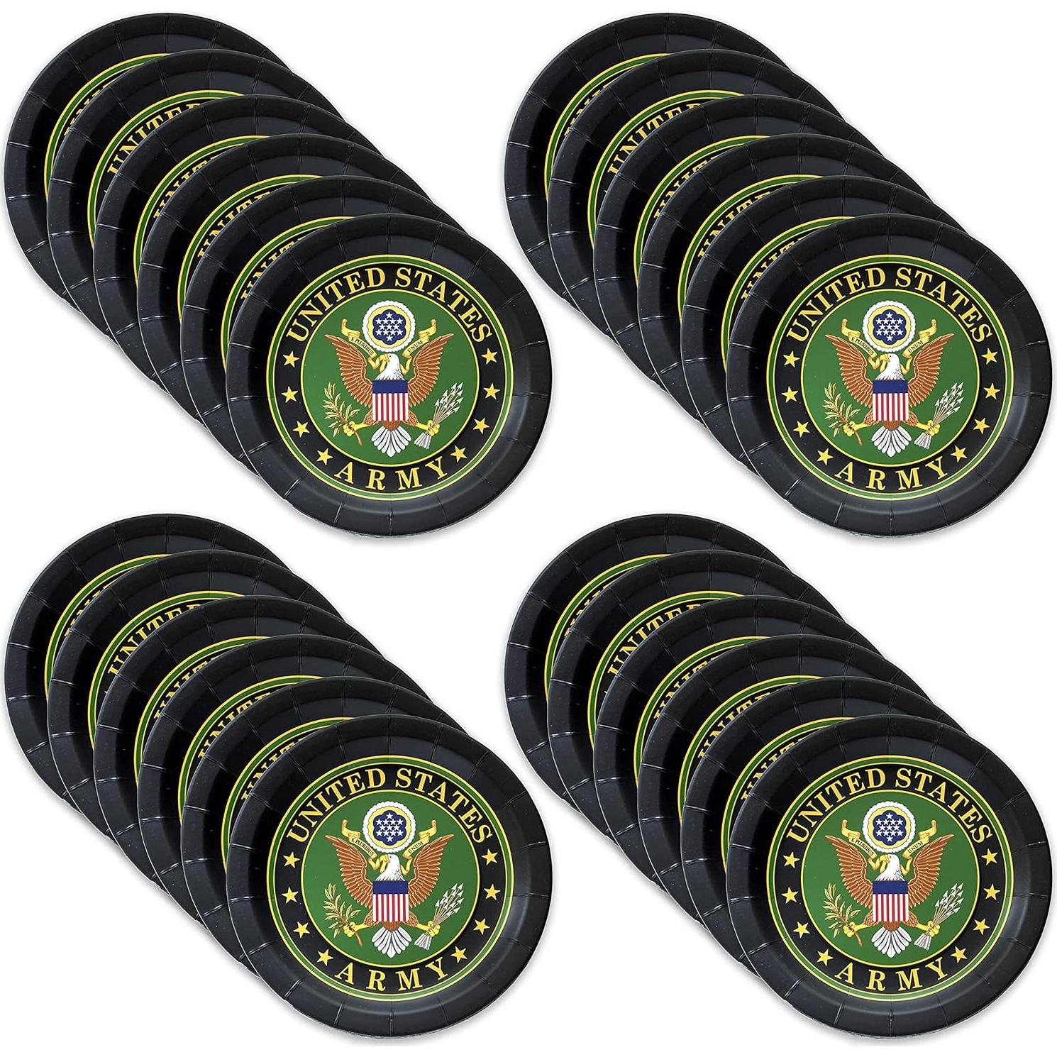 Platos de Papel Desechables Havercamp 24 Unidades 22.86 cm