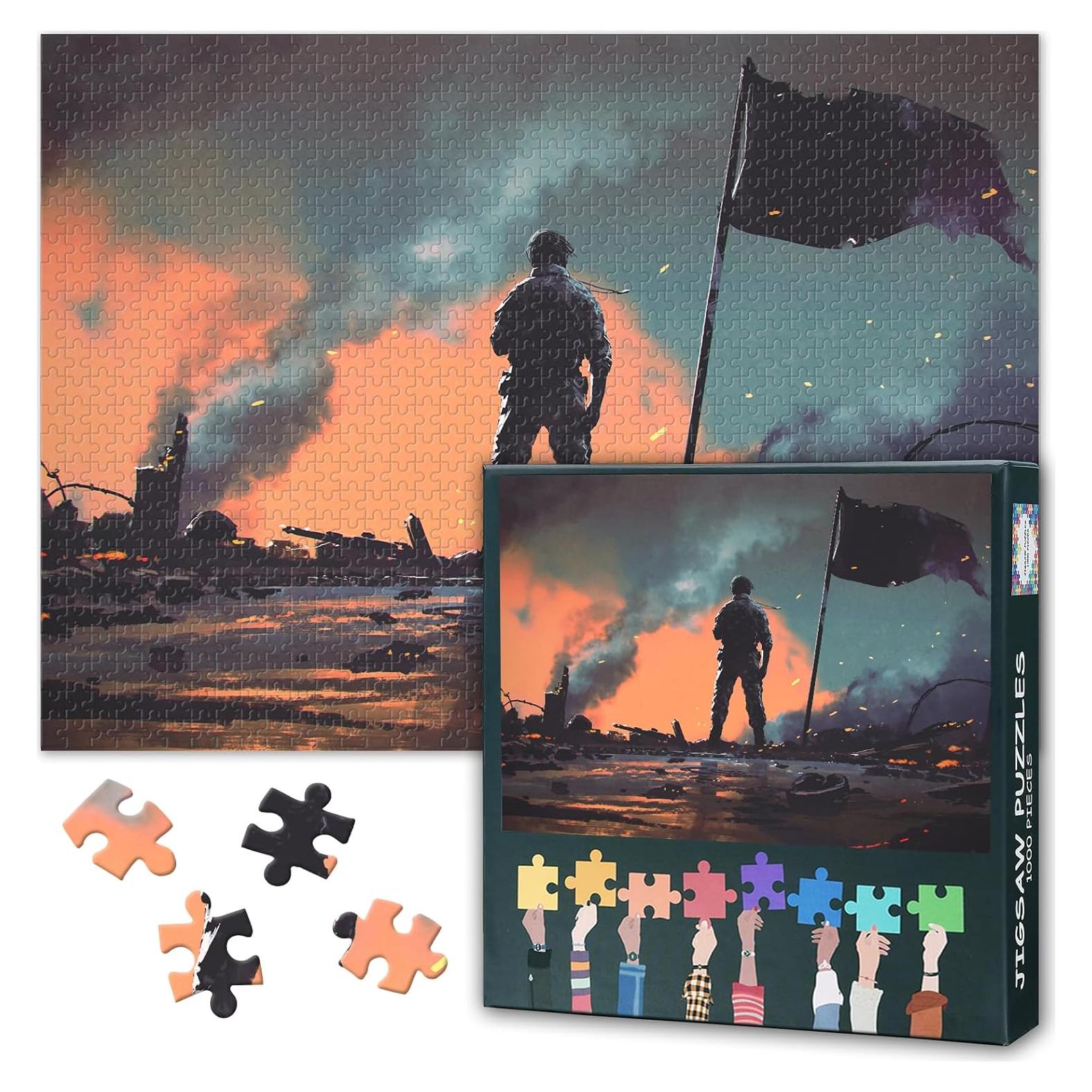 Rompecabezas 1000 Piezas Mogyn Soldados Militares 70x50 cm