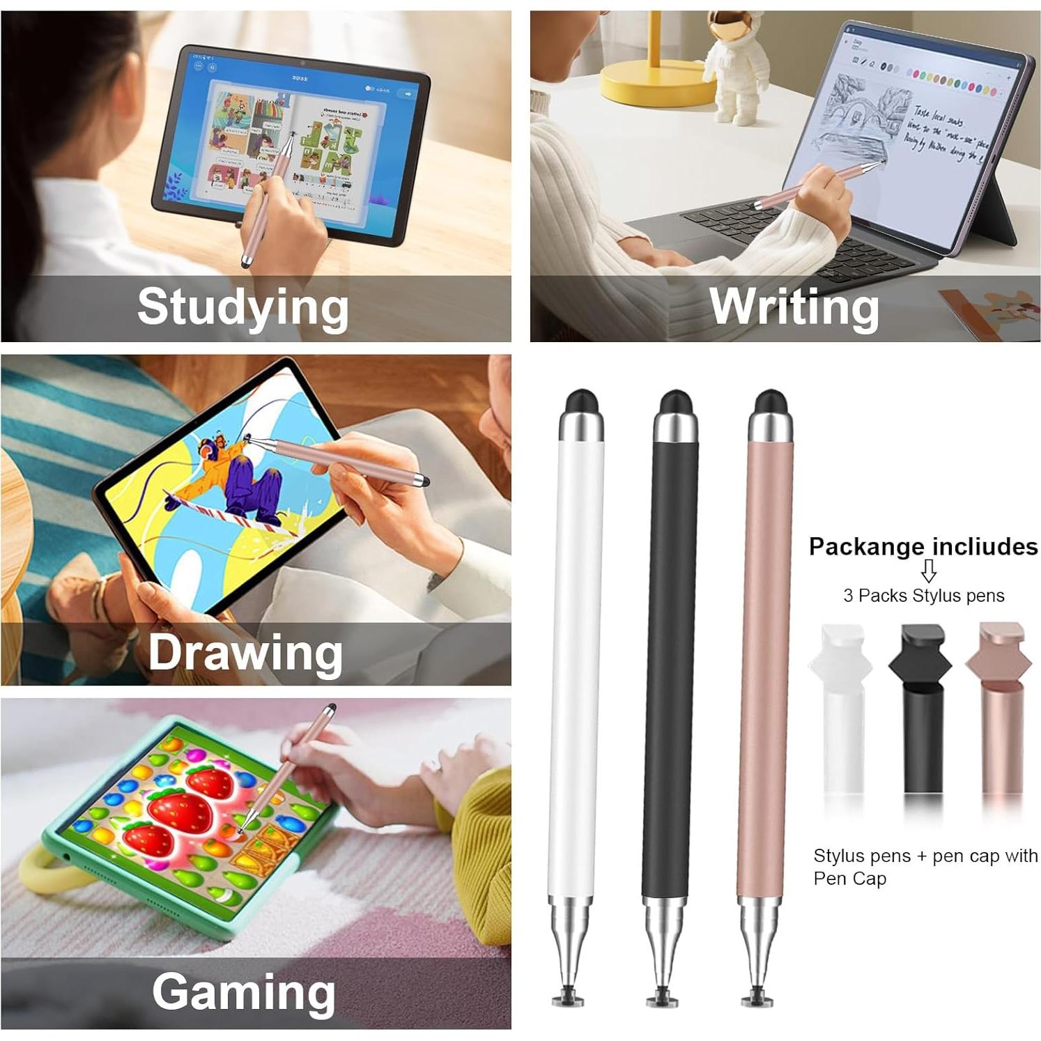 Bolígrafo Stylus 3 en 1 Lapocover para Pantallas Táctiles