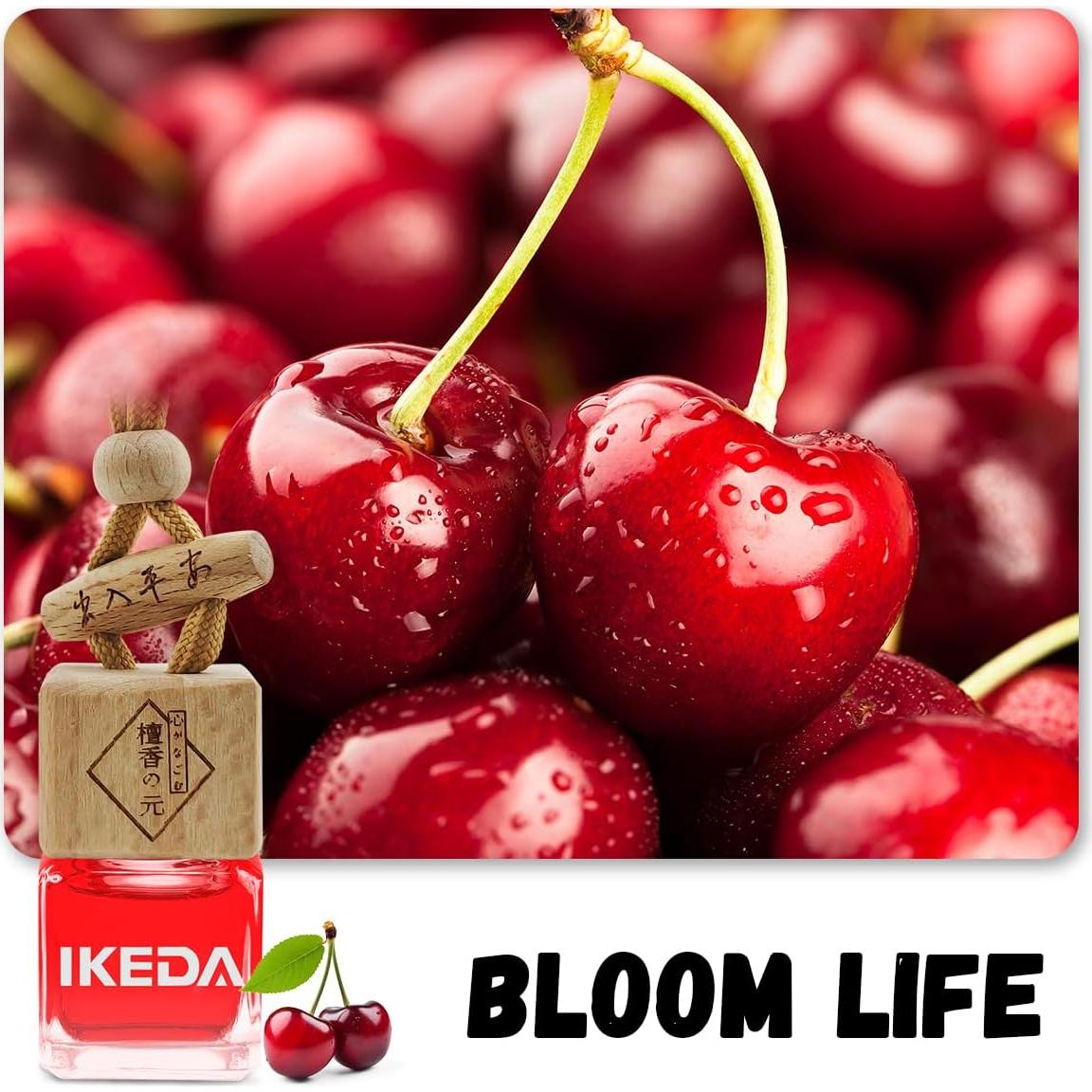 Ambientador de Coche Ikeda Square-Bloom Life - Difusor de Aceite Esencial