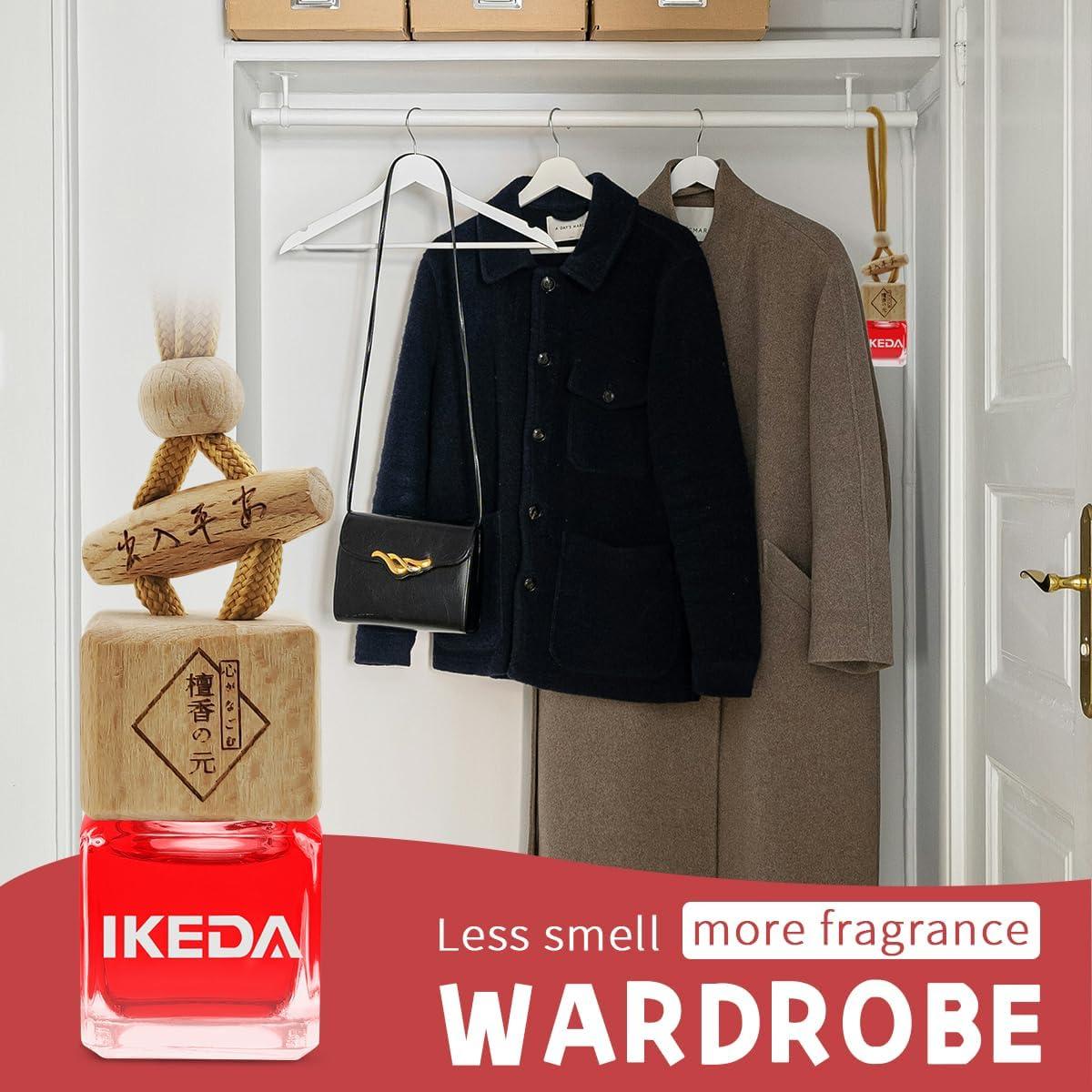 Ambientador de Coche Ikeda Square-Bloom Life - Difusor de Aceite Esencial