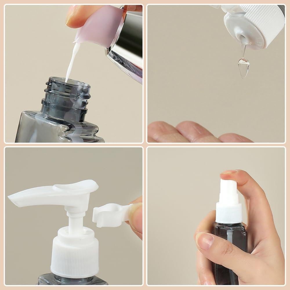 Juego de Botellas de Viaje 4 en 1 BJGZ-HC 240ml Azul