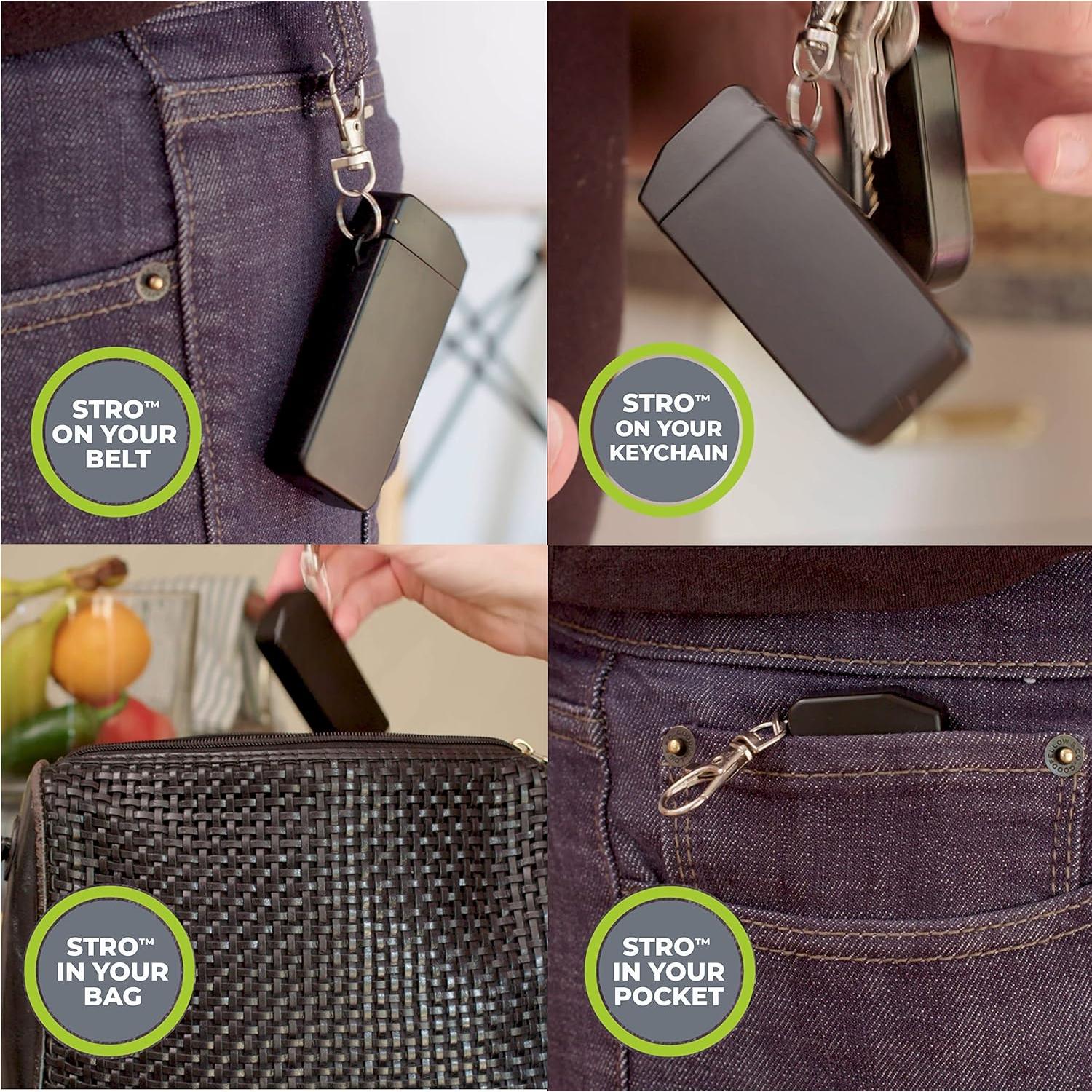 Popote Reutilizable STRO de Acero Inoxidable 19.8 cm con Estuche