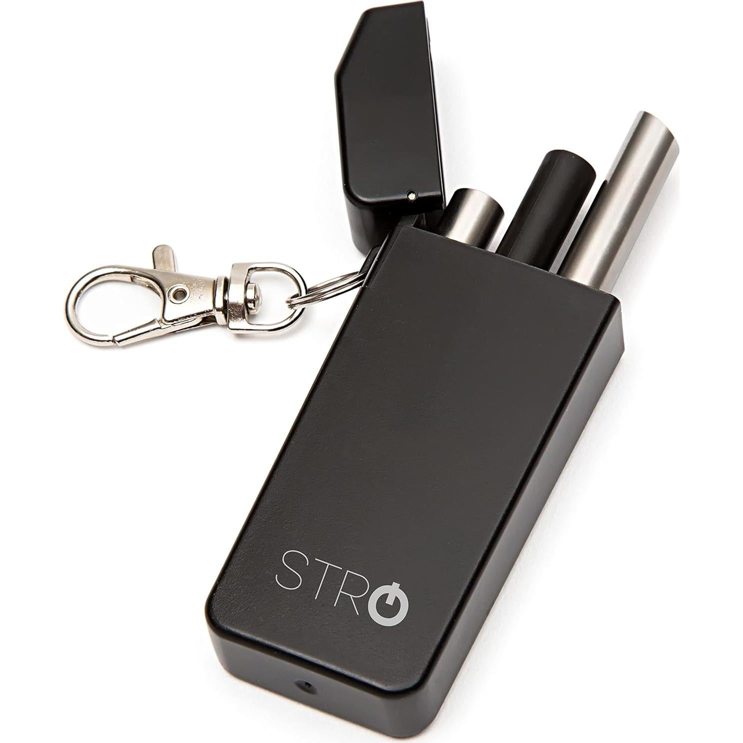 Popote Reutilizable STRO de Acero Inoxidable 19.8 cm con Estuche