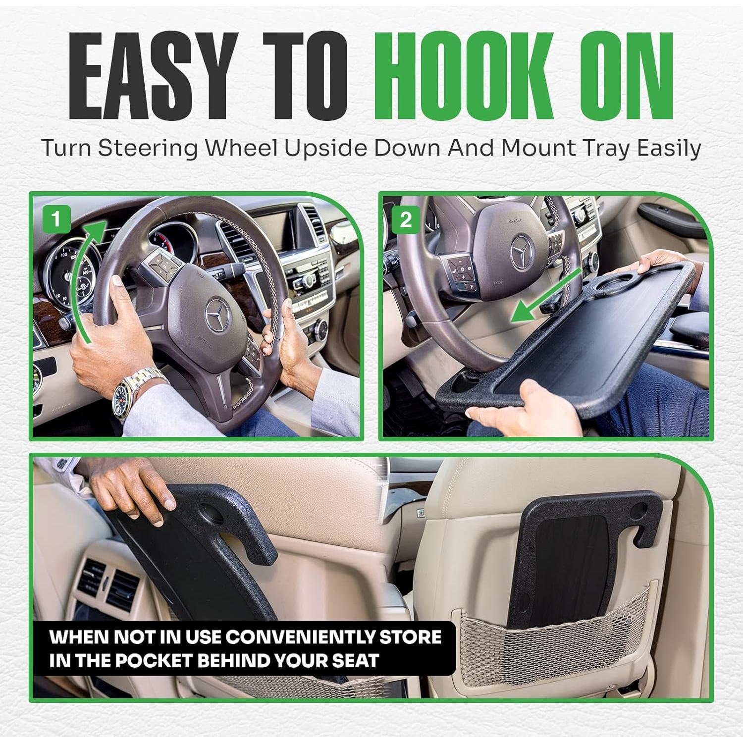 Bandeja para Volante Lebogner LOR-A-1258 con Ranura para Tablet