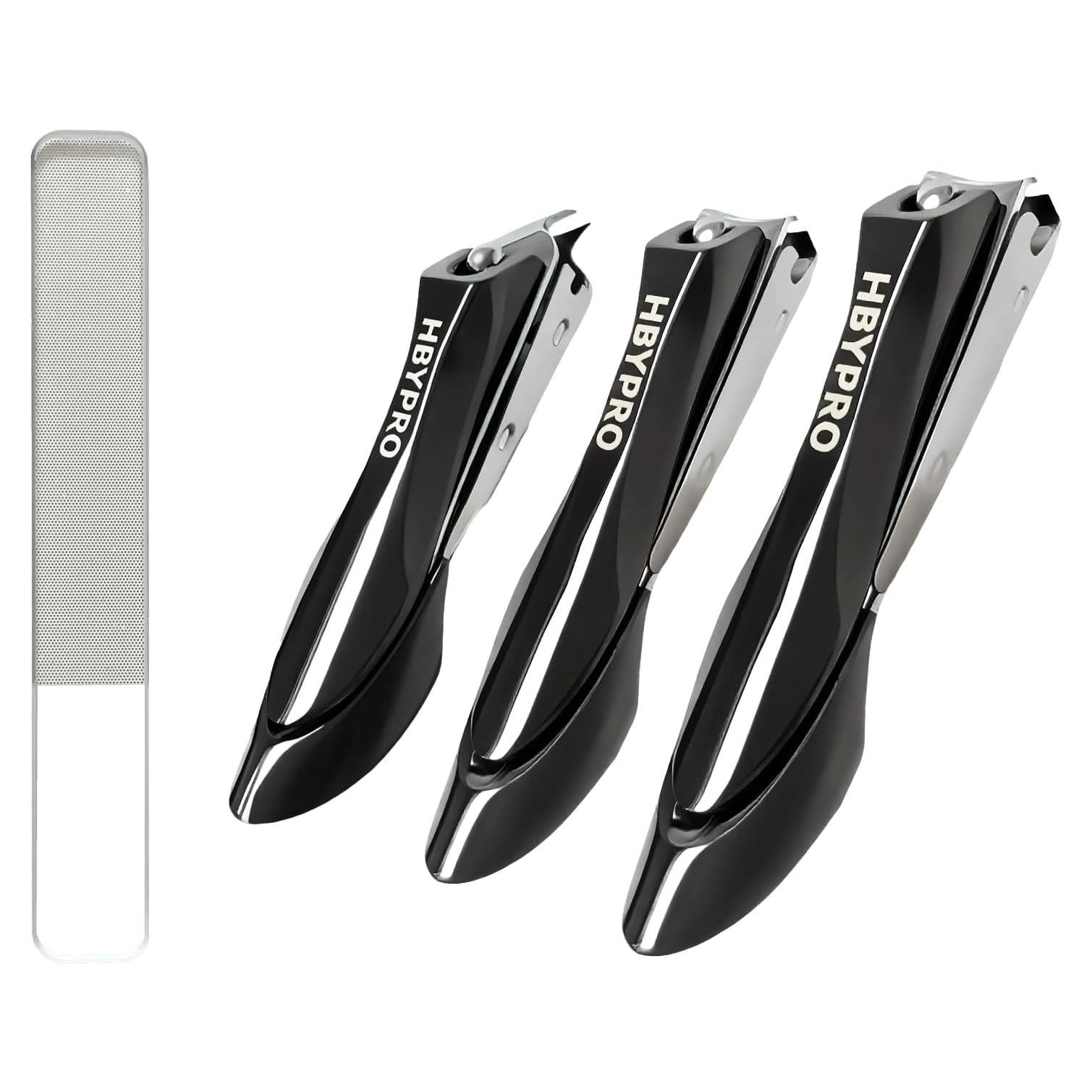 Cortauñas de Acero Inoxidable HBYPRO para Uñas Gruesas