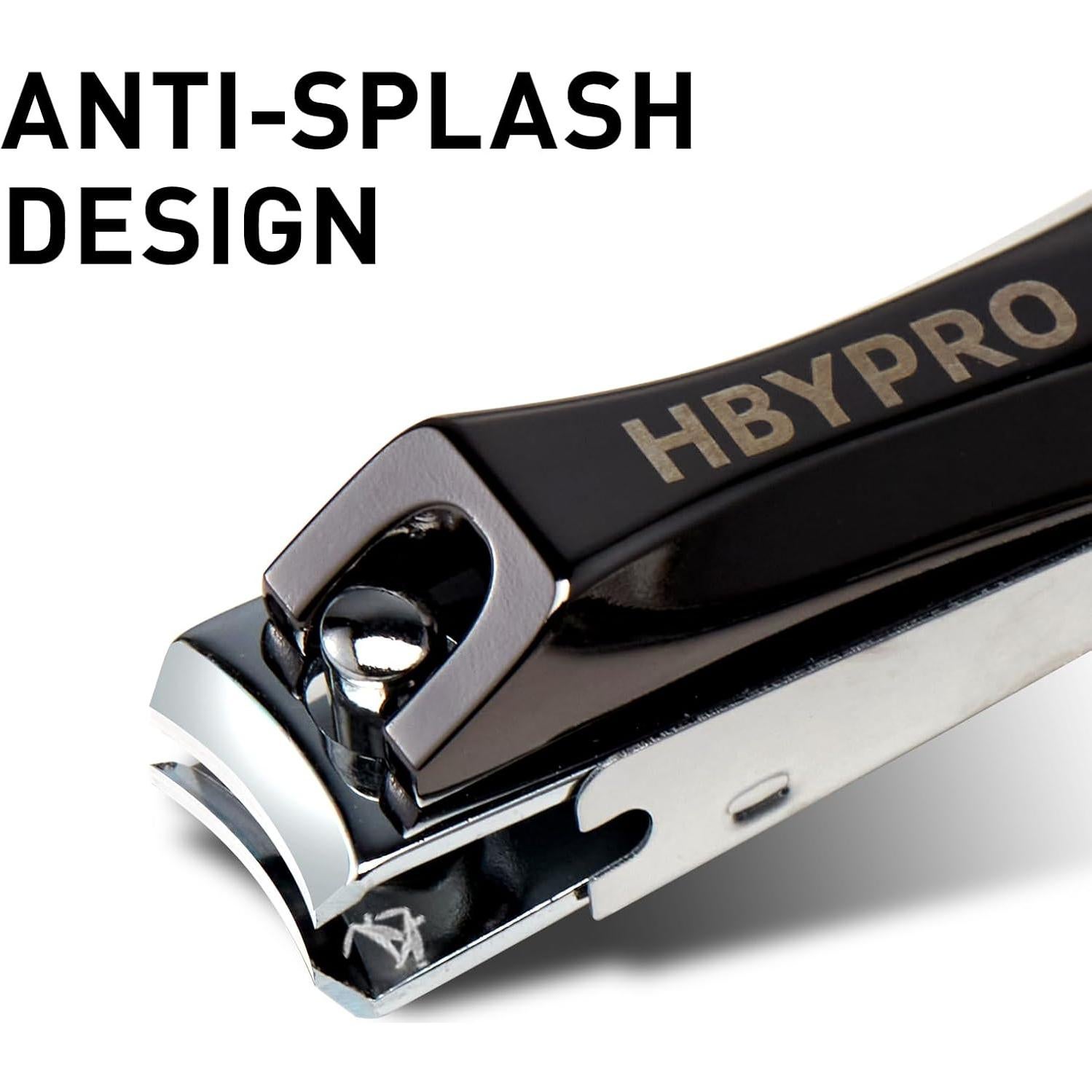 Cortauñas de Acero Inoxidable HBYPRO para Uñas Gruesas