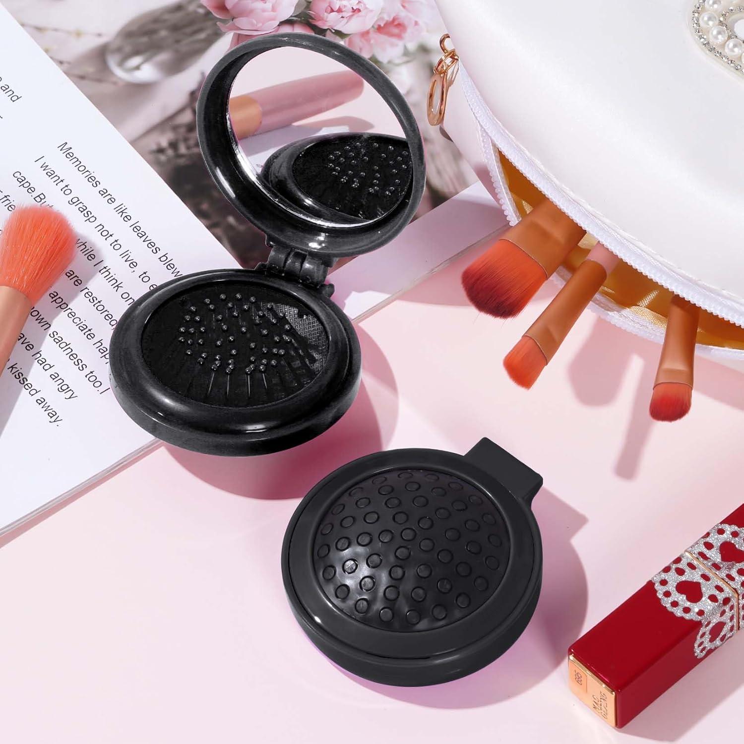 Set 2 Cepillos de Pelo Plegables con Espejo - Heliltd