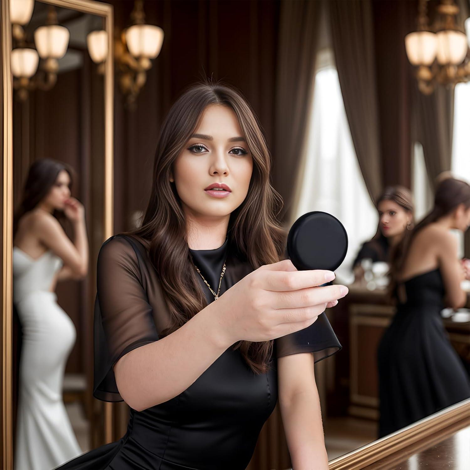 Set 2 Cepillos de Pelo Plegables con Espejo - Heliltd