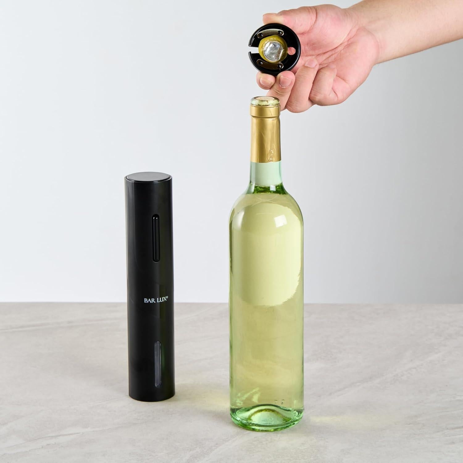 Abridor de Vino Eléctrico Restaurantware Bar Lux Negro