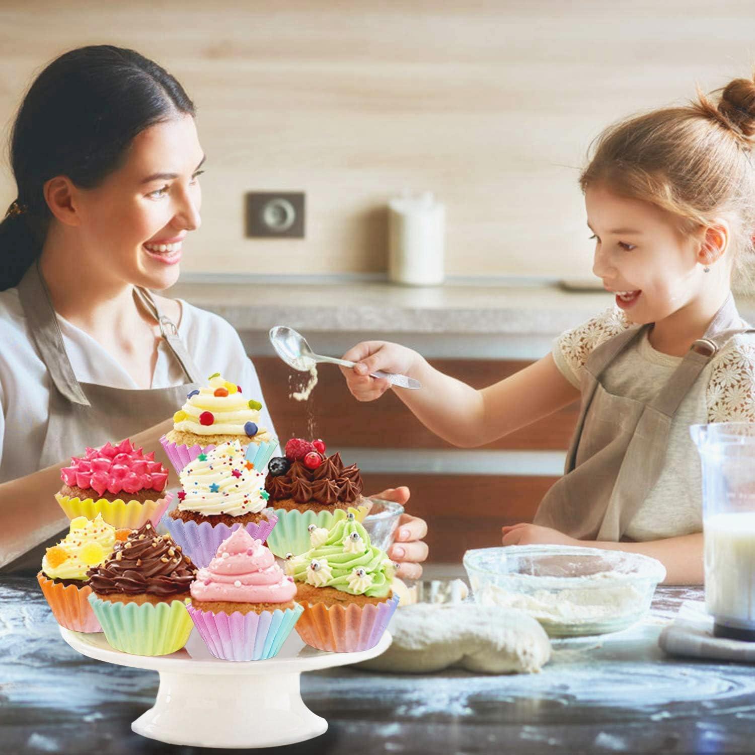 Forros para Mini Cupcake ZCCLINN - 600 Piezas Color Gradiente