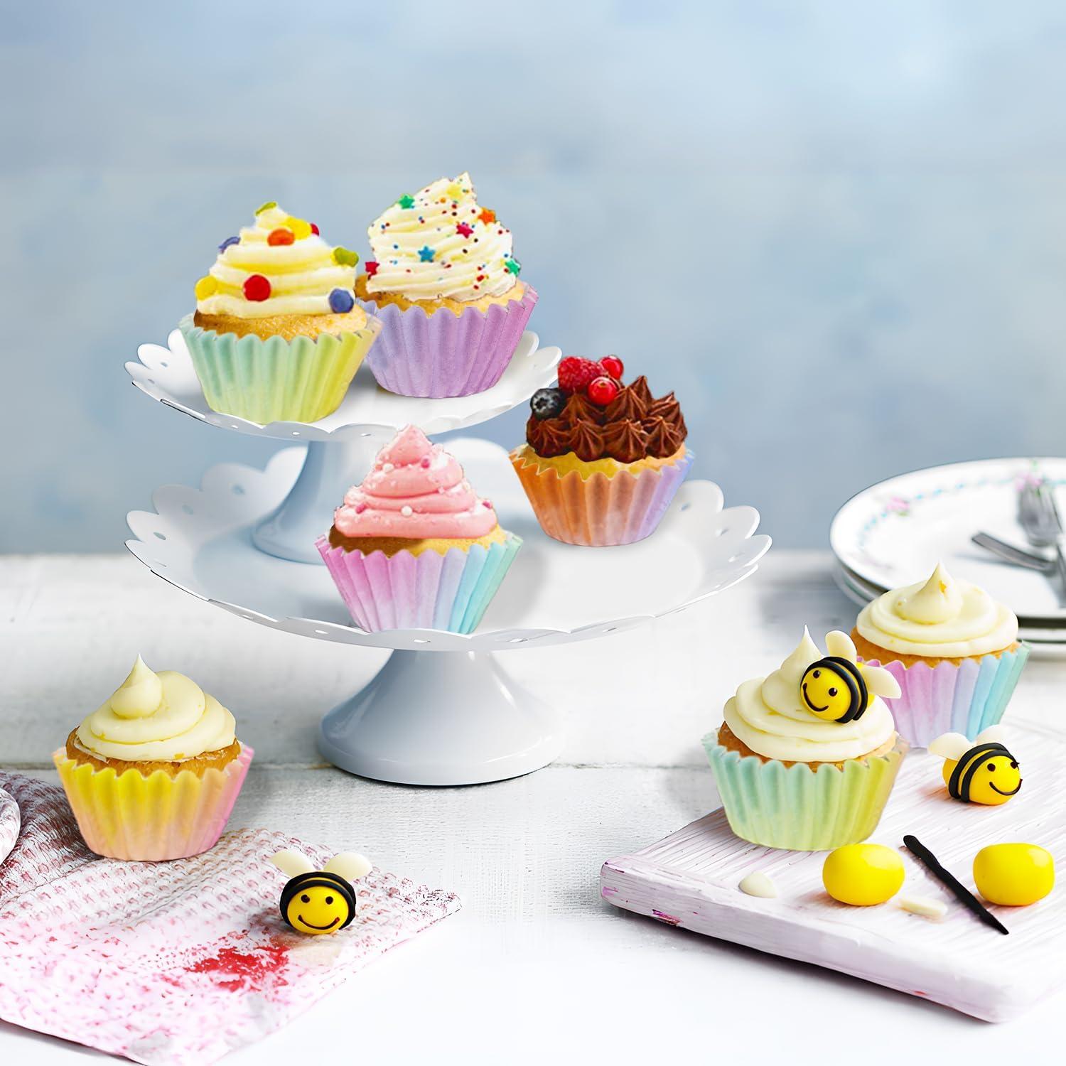 Forros para Mini Cupcake ZCCLINN - 600 Piezas Color Gradiente
