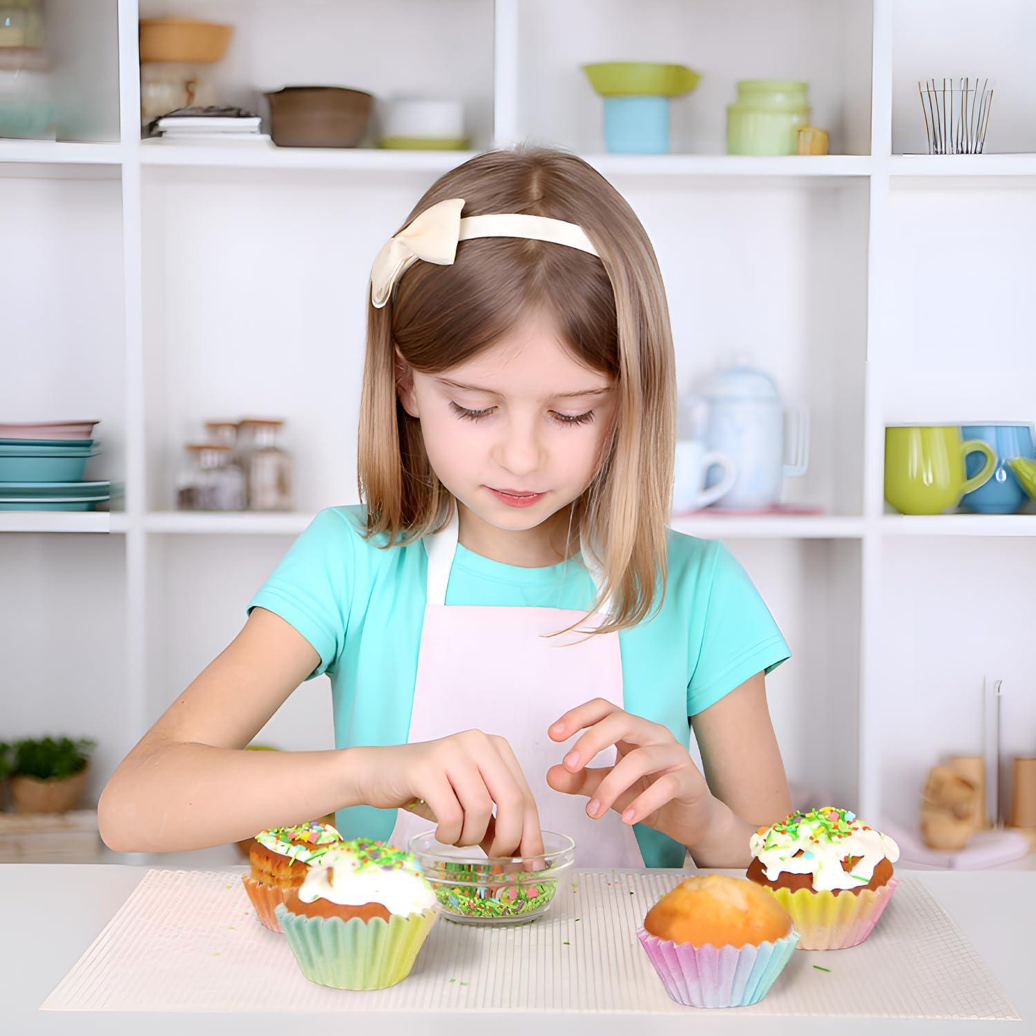 Forros para Mini Cupcake ZCCLINN - 600 Piezas Color Gradiente