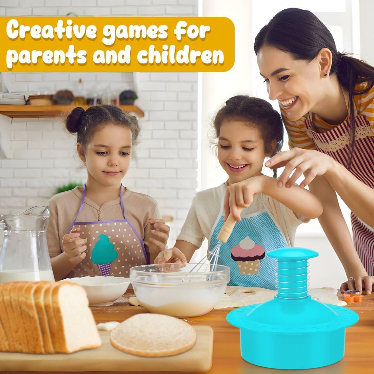 Cortador y Sellador de Sándwich Azul Bebé - Hacedor de Sándwiches