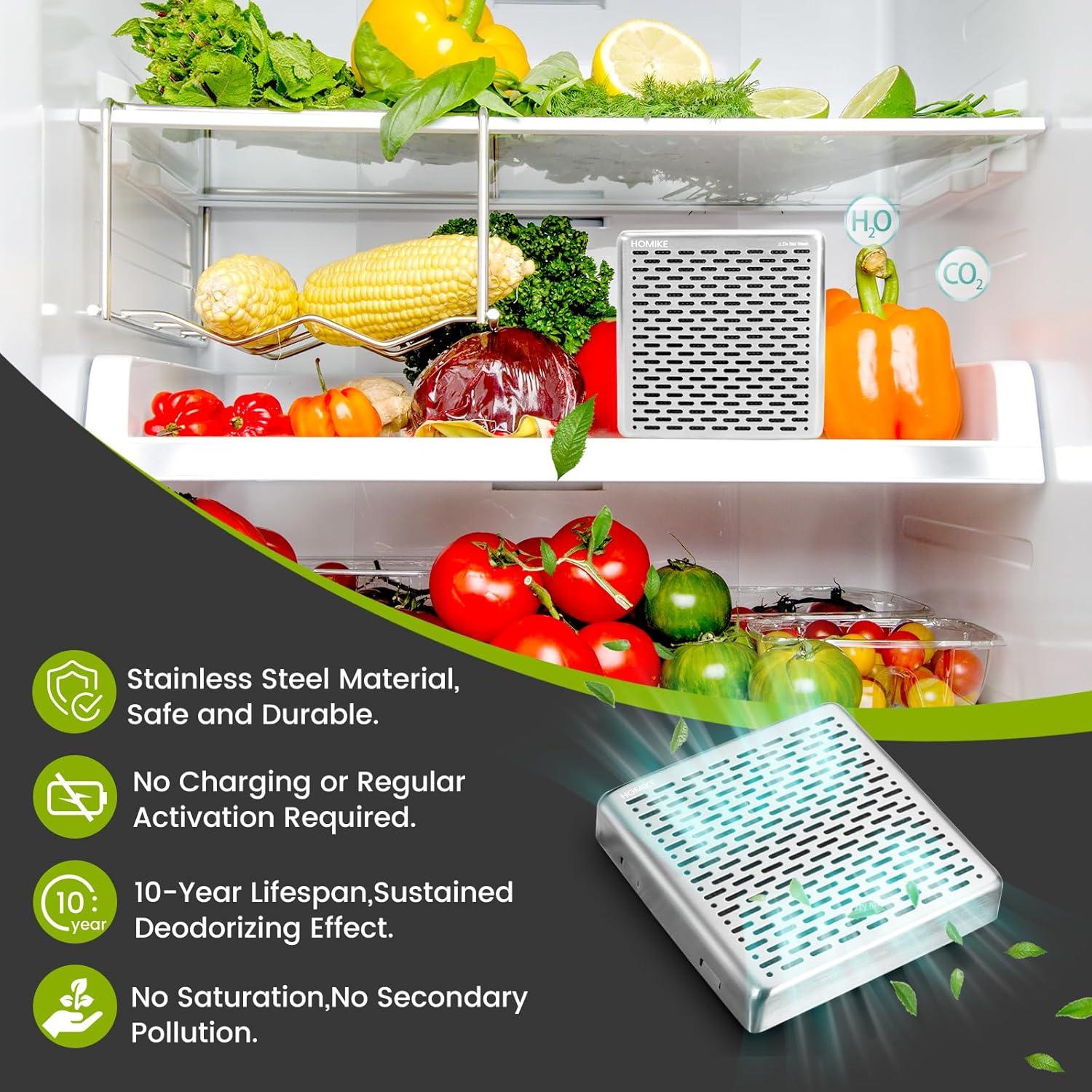 Desodorante de Refrigerador Acero Inoxidable H-Q9M 10 Años