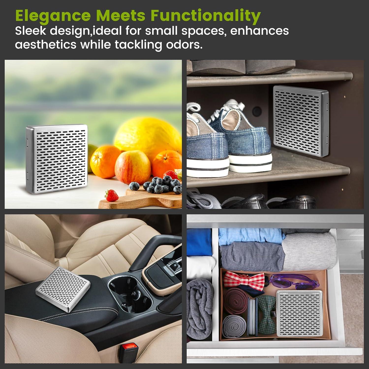 Desodorante de Refrigerador Acero Inoxidable H-Q9M 10 Años