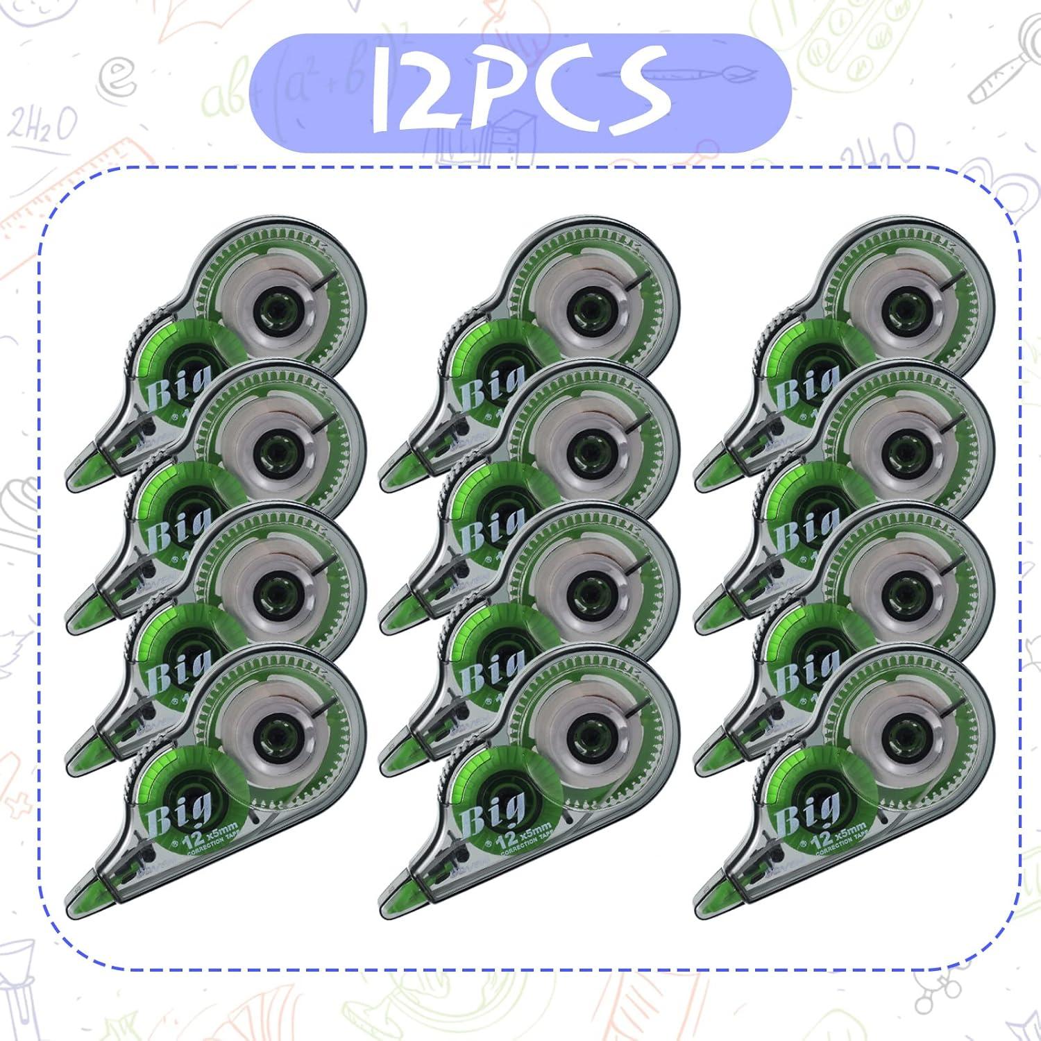 Cintas Correctoras Yexiya 12 Piezas 5 mm x 12 m Oficina