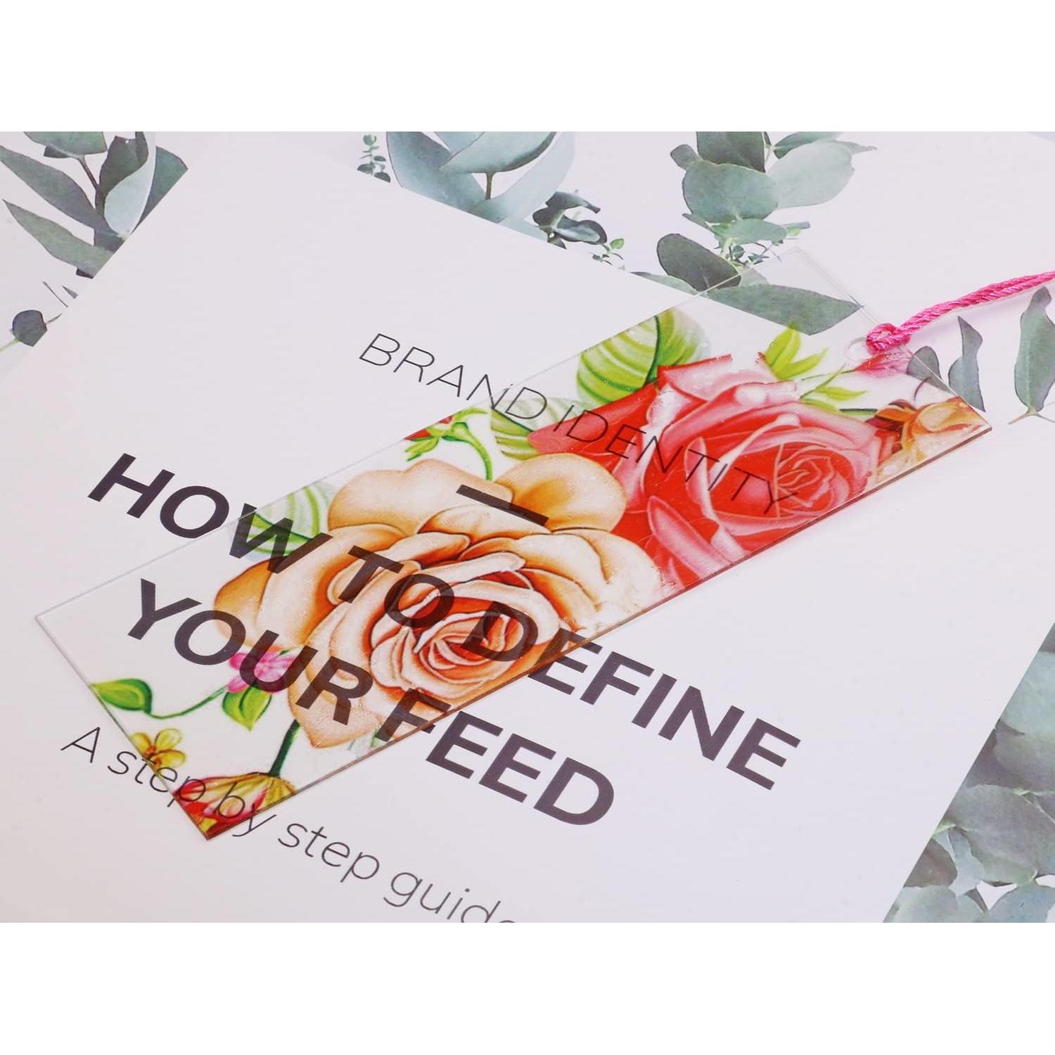 Marcadores de Página Acrílico Claro PENTA ANGEL 20 Pcs