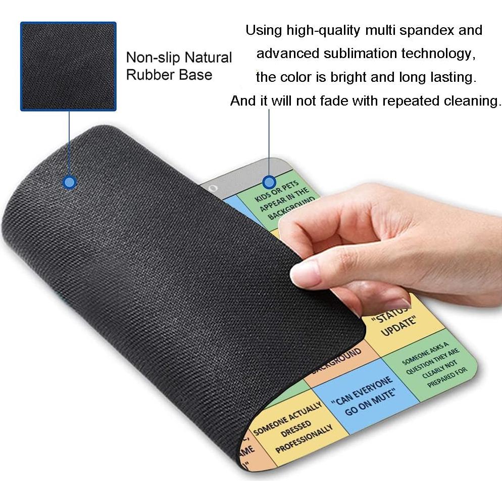 Alfombrilla de Ratón SANWUMIAN Personalizada Antideslizante 240x200mm