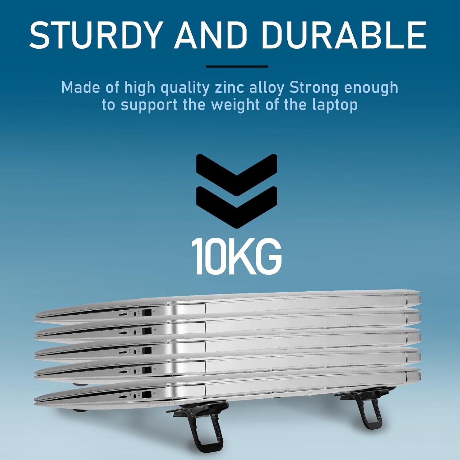 Soporte Plegable para Teclado Bewudy - 2 Pcs - Negro