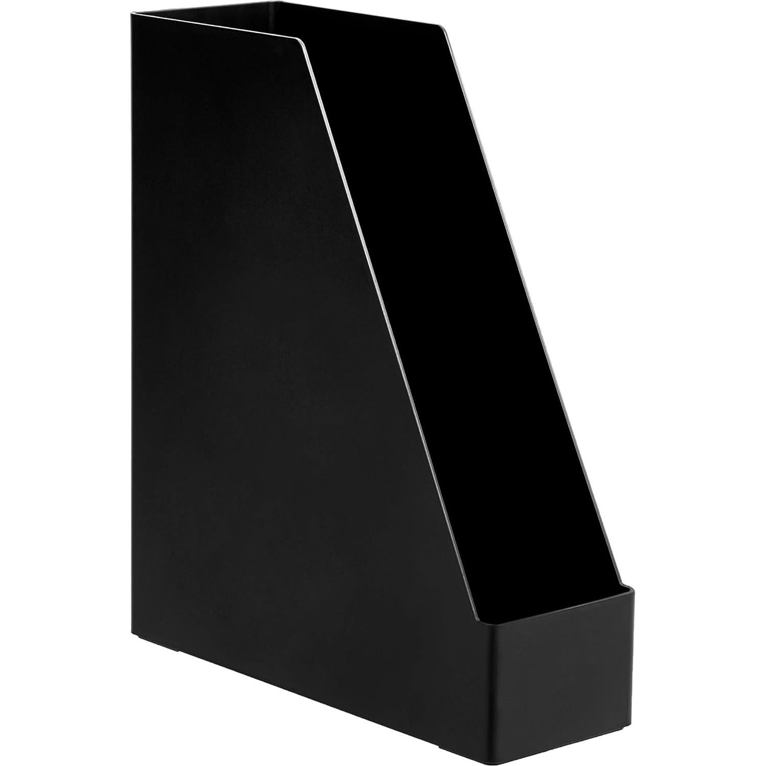 Organizador de Escritorio Amazon Basics - Soporte Vertical Negro, 12 Piezas