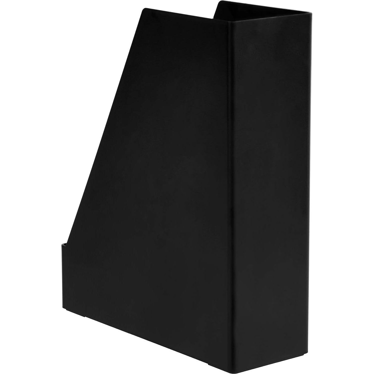 Organizador de Escritorio Amazon Basics - Soporte Vertical Negro, 12 Piezas