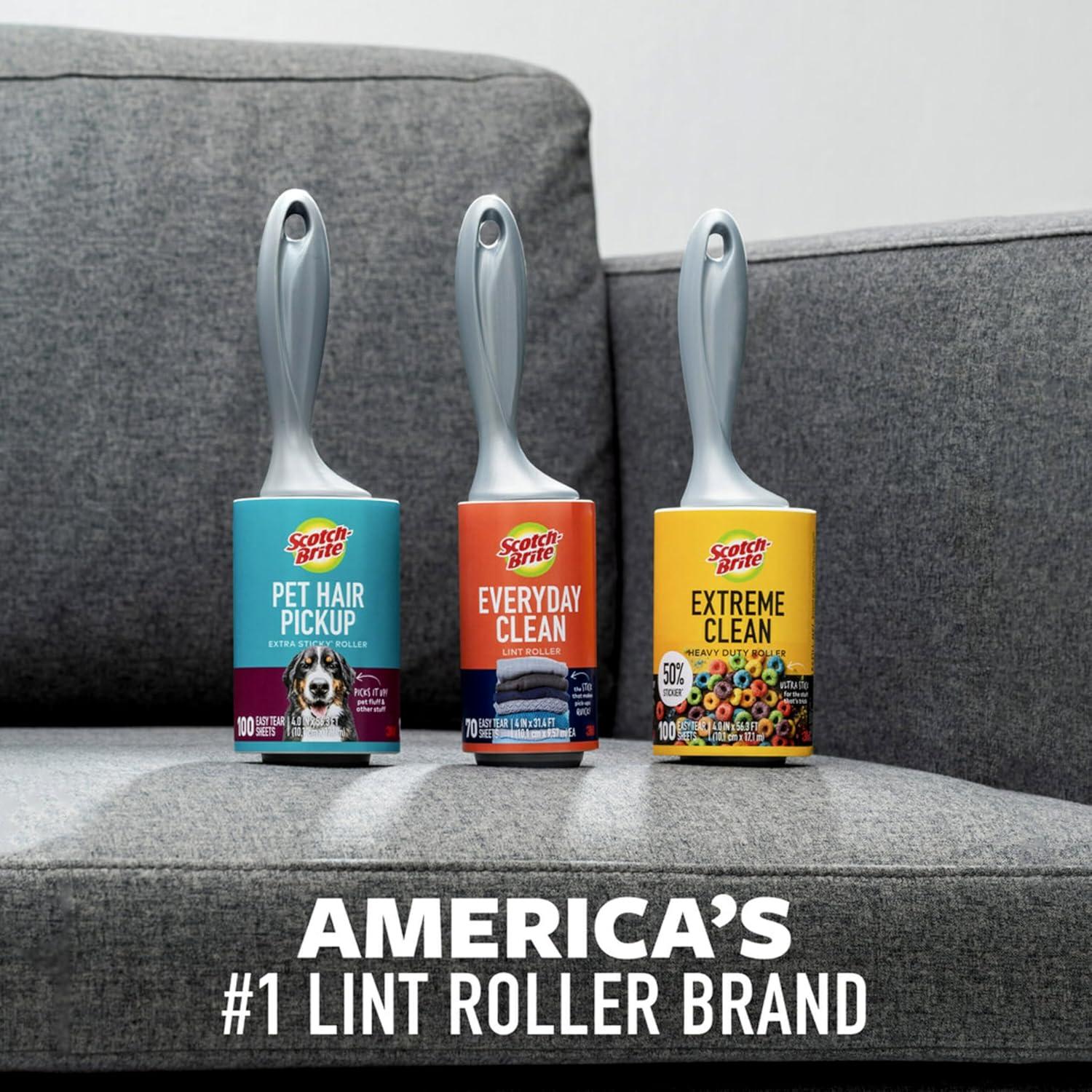 Rodillo Quitapelusas Scotch-Brite 6 Rodillos 600 Hojas