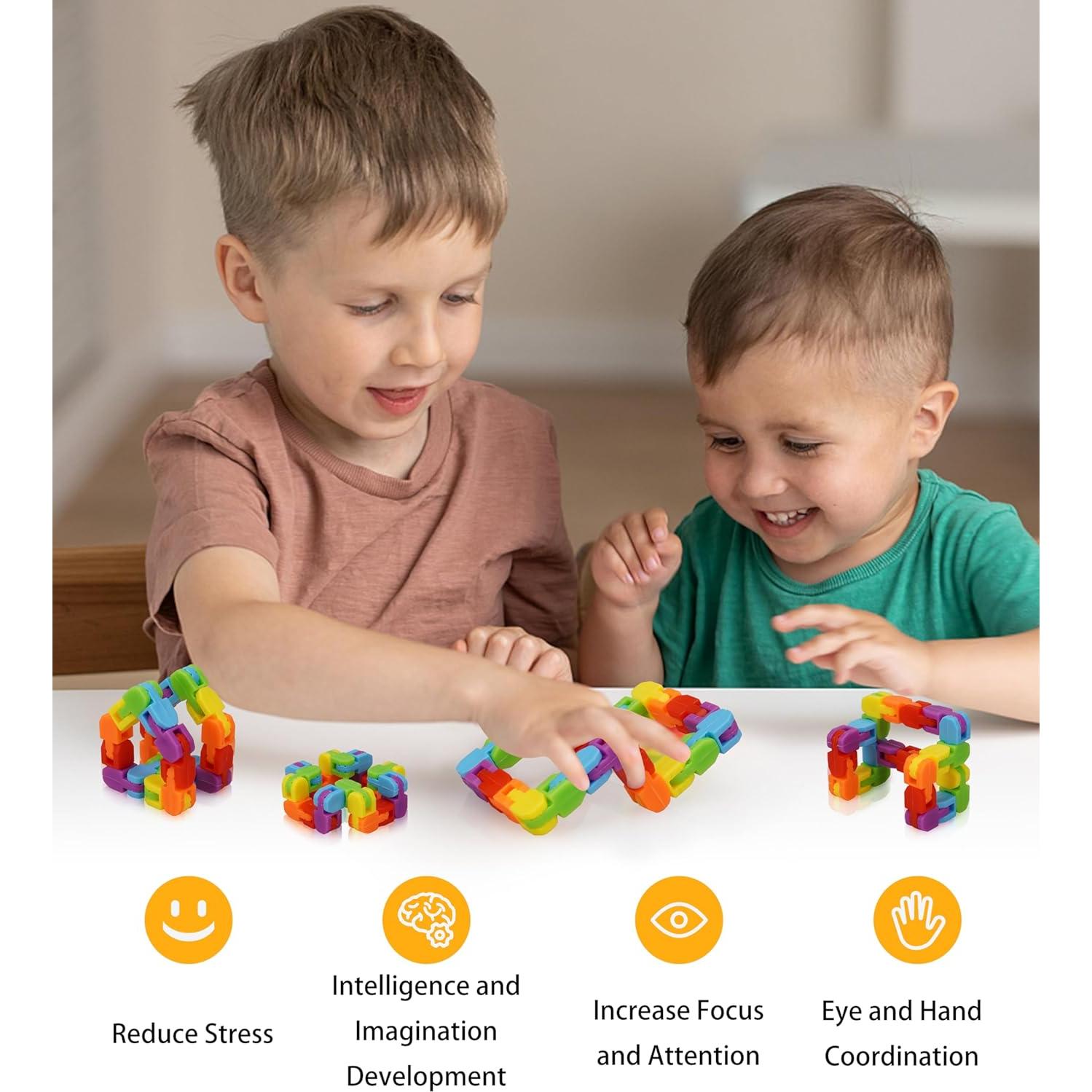 Juguete Antiestrés Ganowo Wacky Tracks Arcoíris 80g