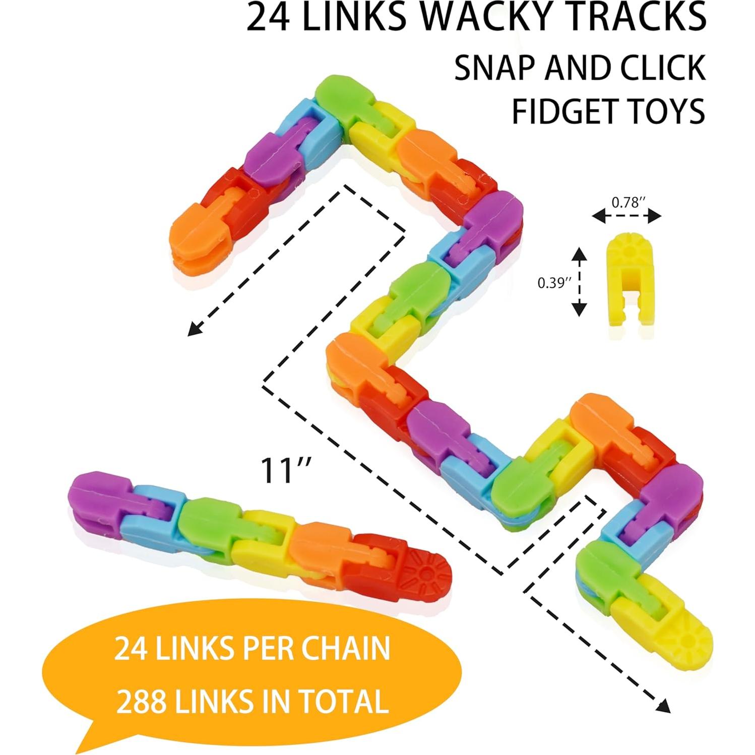 Juguete Antiestrés Ganowo Wacky Tracks Arcoíris 80g