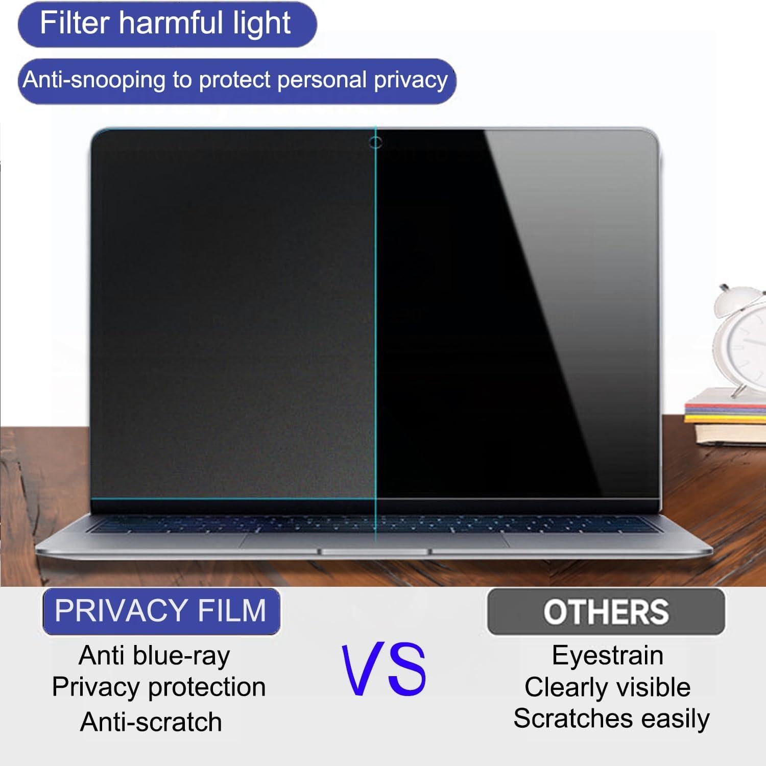 Filtro de Pantalla de Privacidad 14" Subduedlt Doble Cara