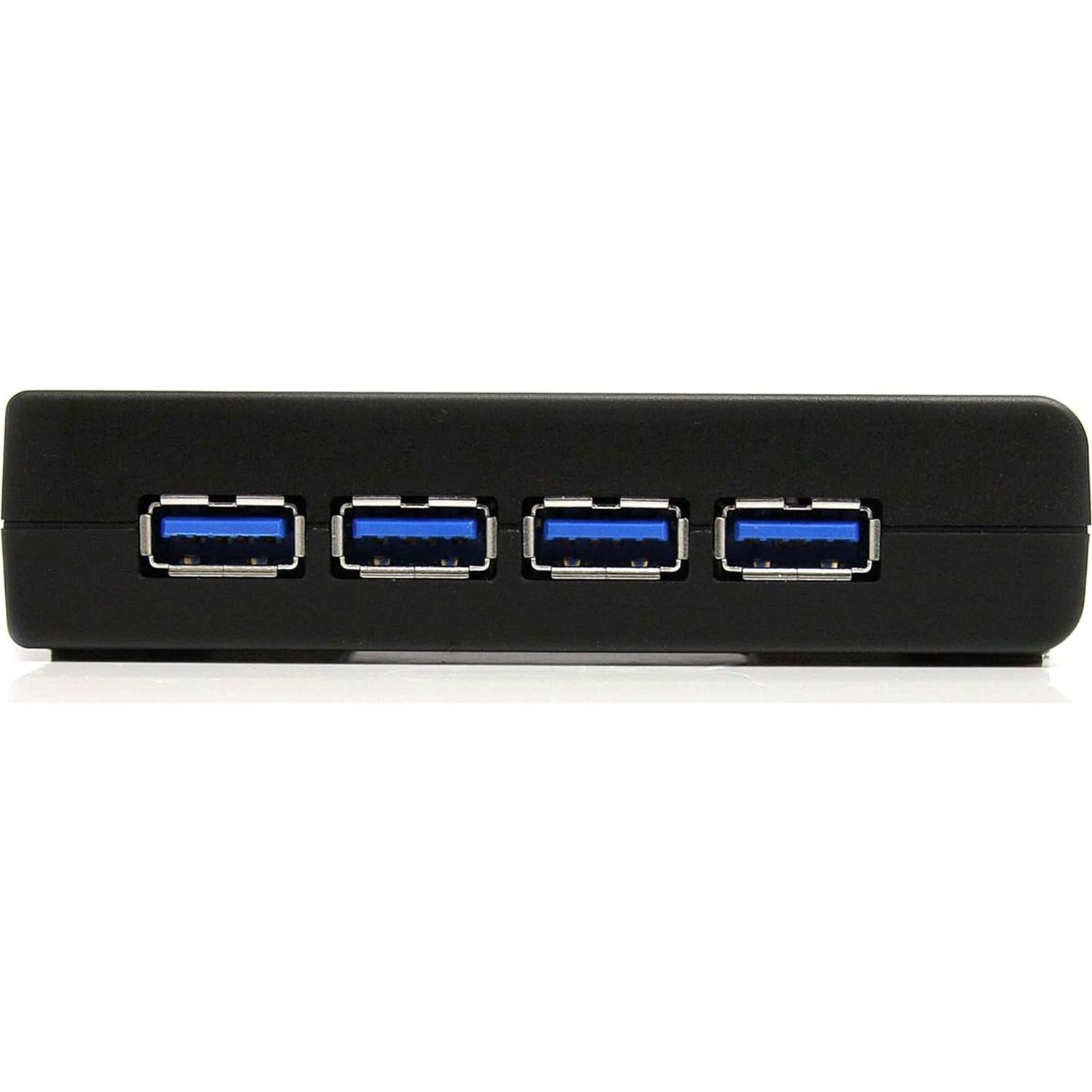 Hub USB 3.0 StarTech de 4 Puertos Alimentado 5Gbps